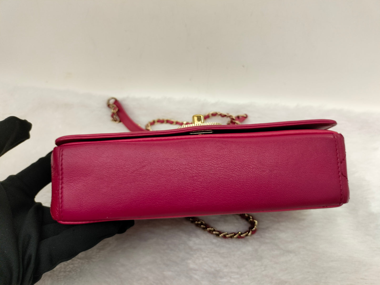 Chanel Mademoiselle Flap Calfskin Dark Pink/Pink GHW #23