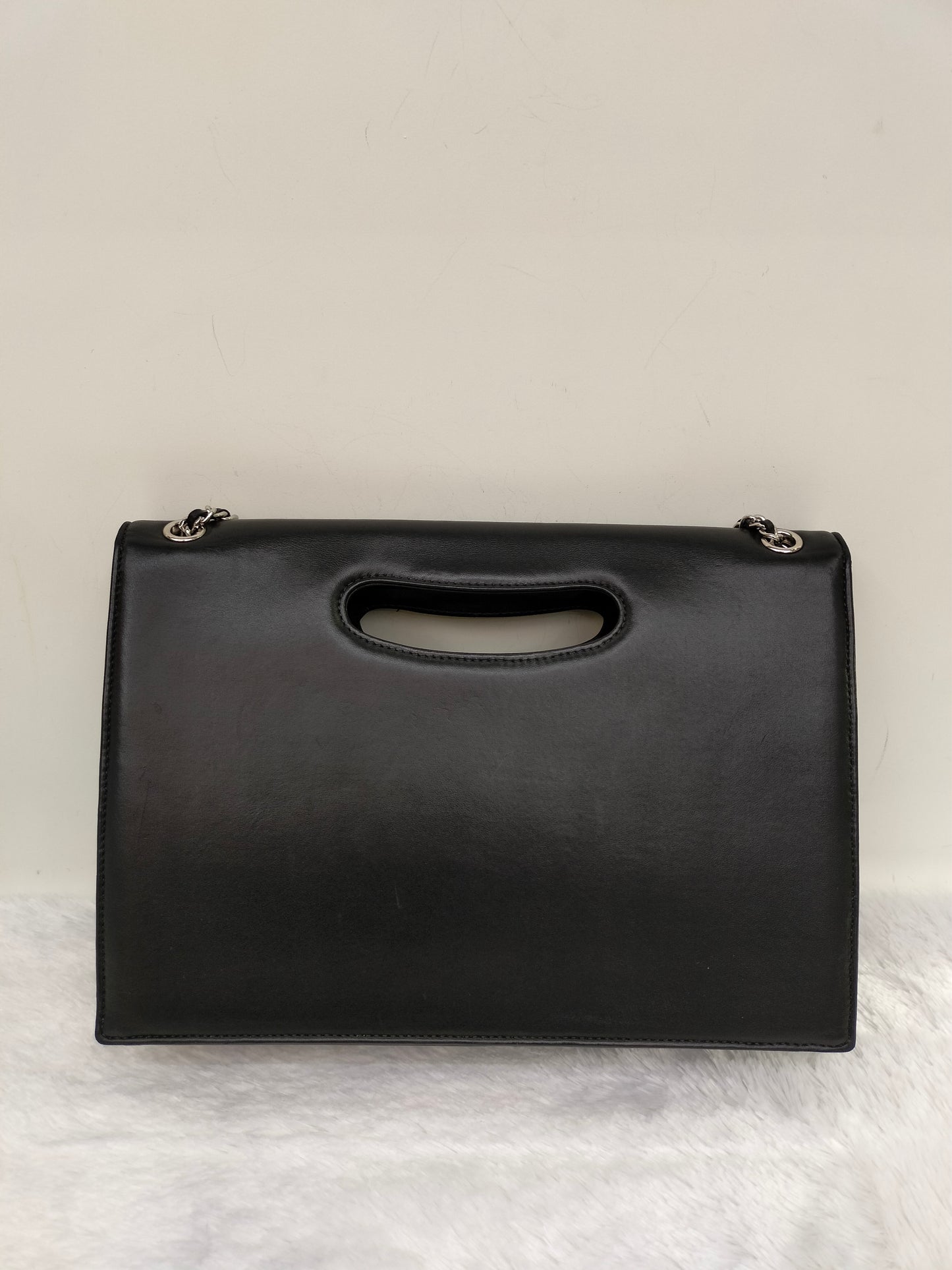 Chanel Timeless Foldover Lamb Black SHW #19