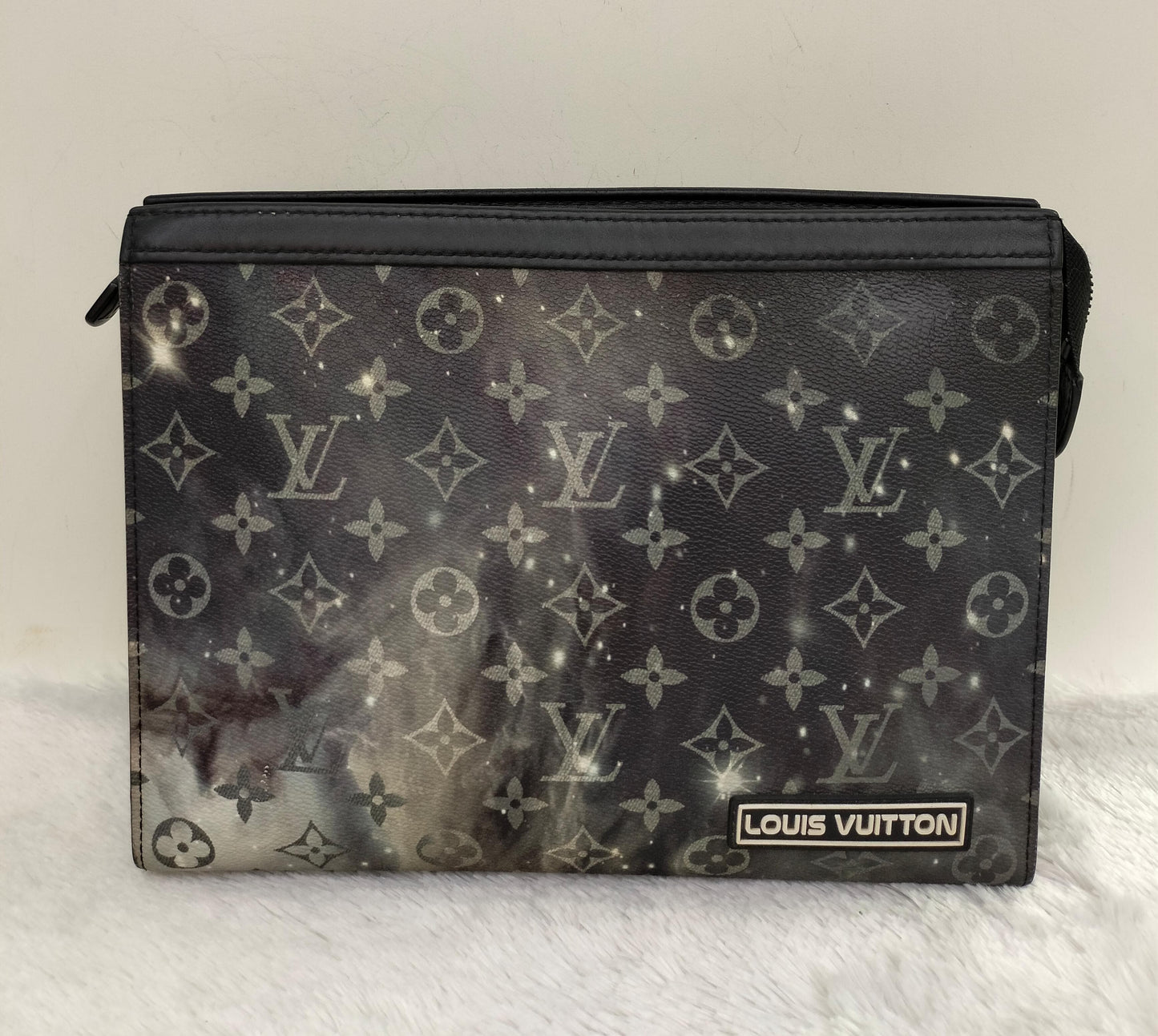 LV Pochette Voyage Monogram Galaxy Black Grey