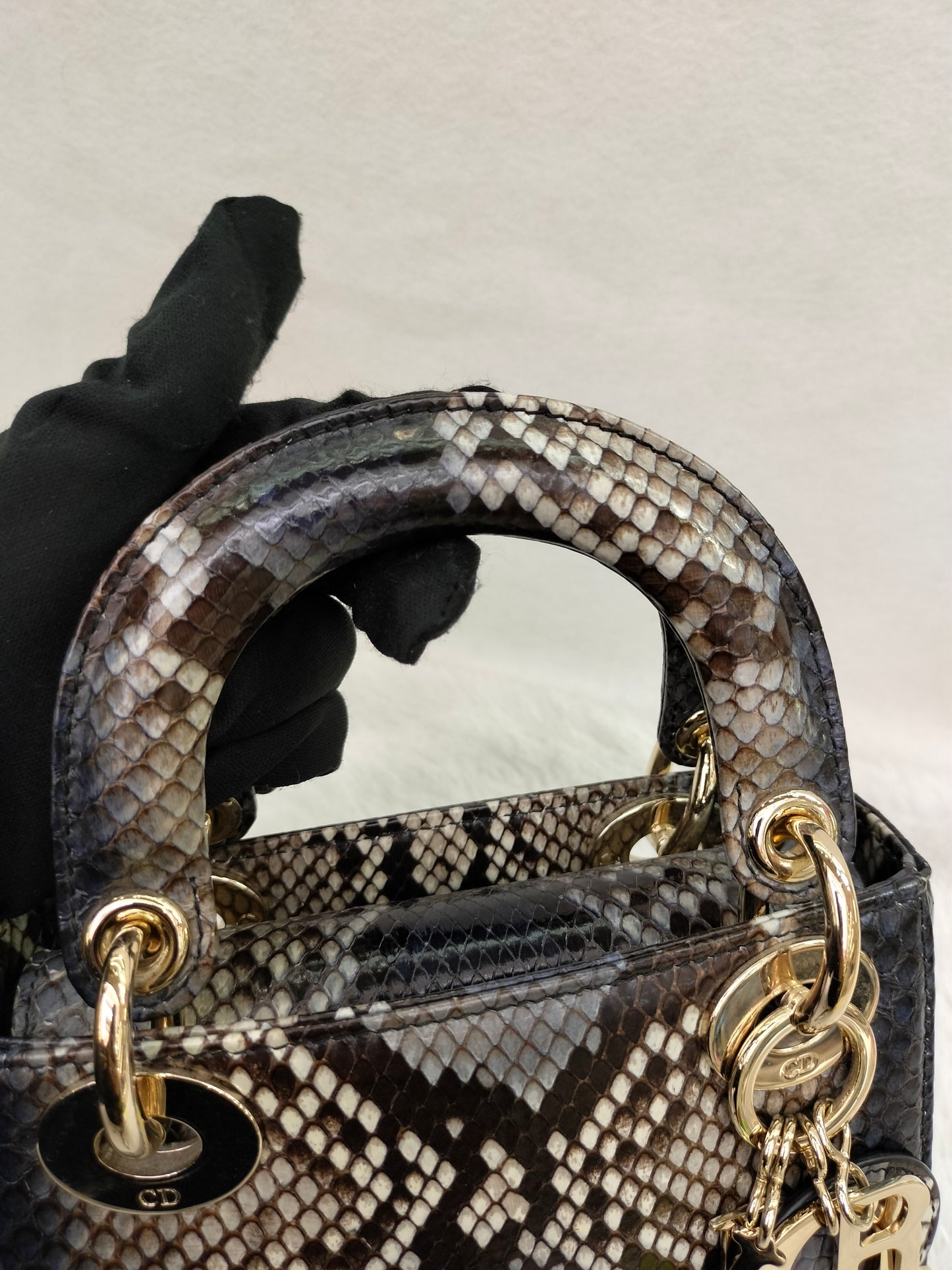 Lady Dior Mini Python GHW 2020