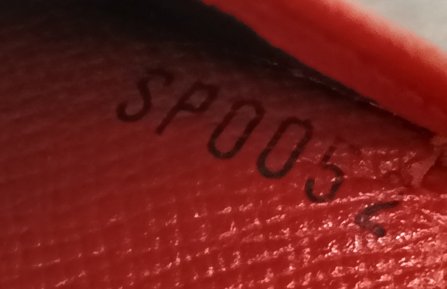 LV Portefeuille Tresor Etui Papiers Wallet Epi Red