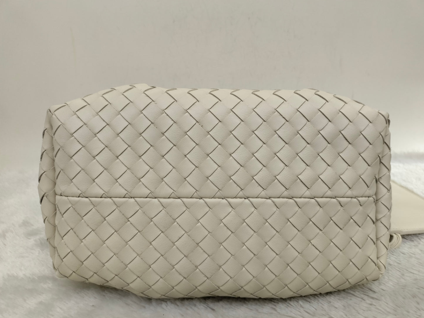 *NEW* Bottega Veneta Small Pinacoteca Tote Sea Salt Ice GHW