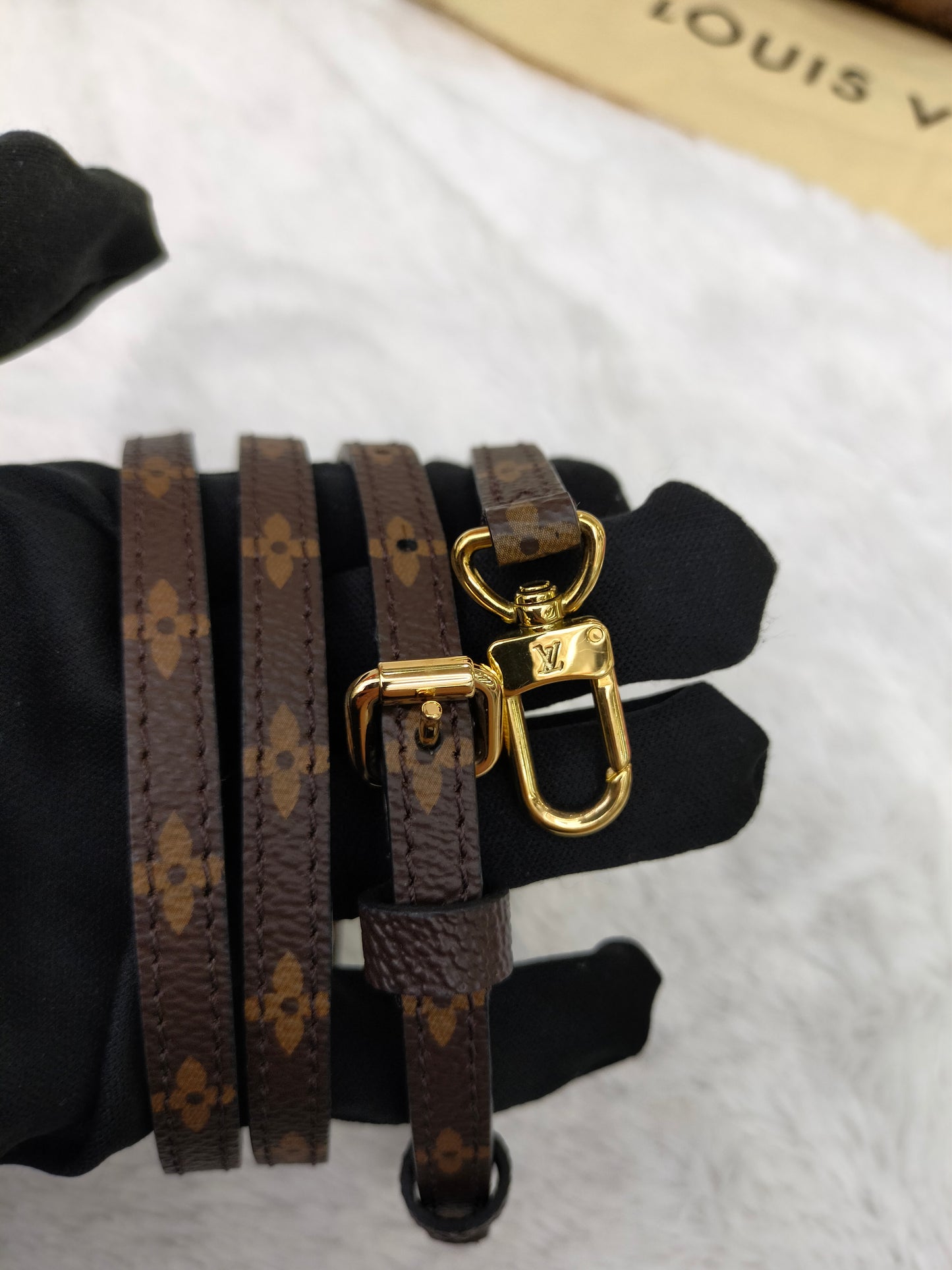 LV Petite Malle Trunk Monogram Reverse 2017