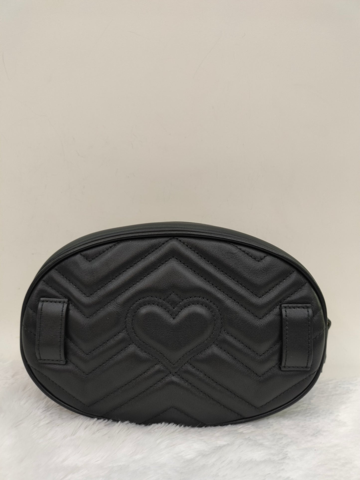 Gucci Marmont Belt Bag Black GHW
