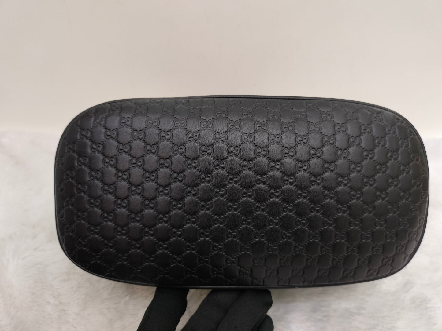 Gucci Micro Guccissima Dome Black GHW