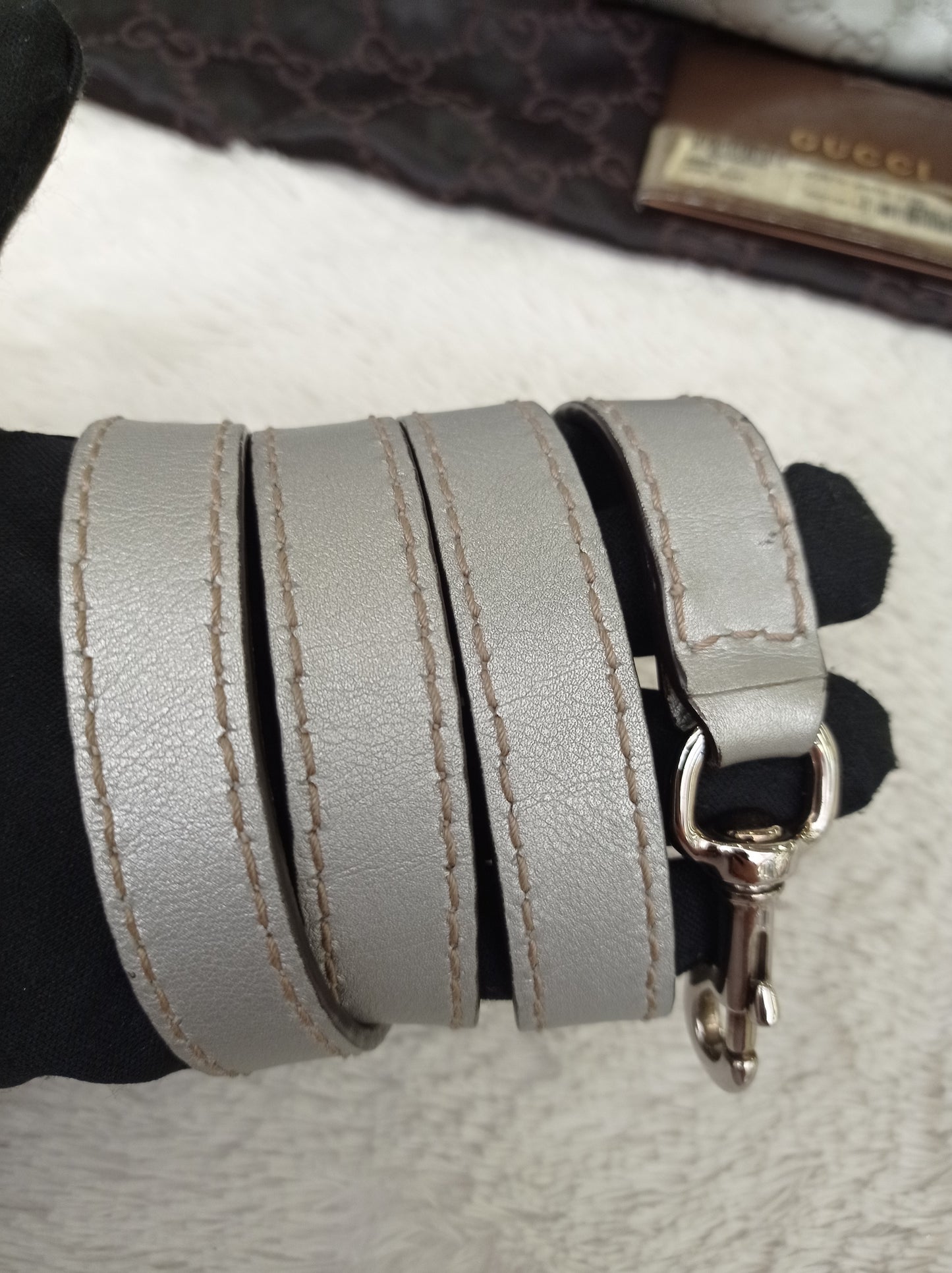Gucci Boston Borsa Sukey Metallic Silver SHW