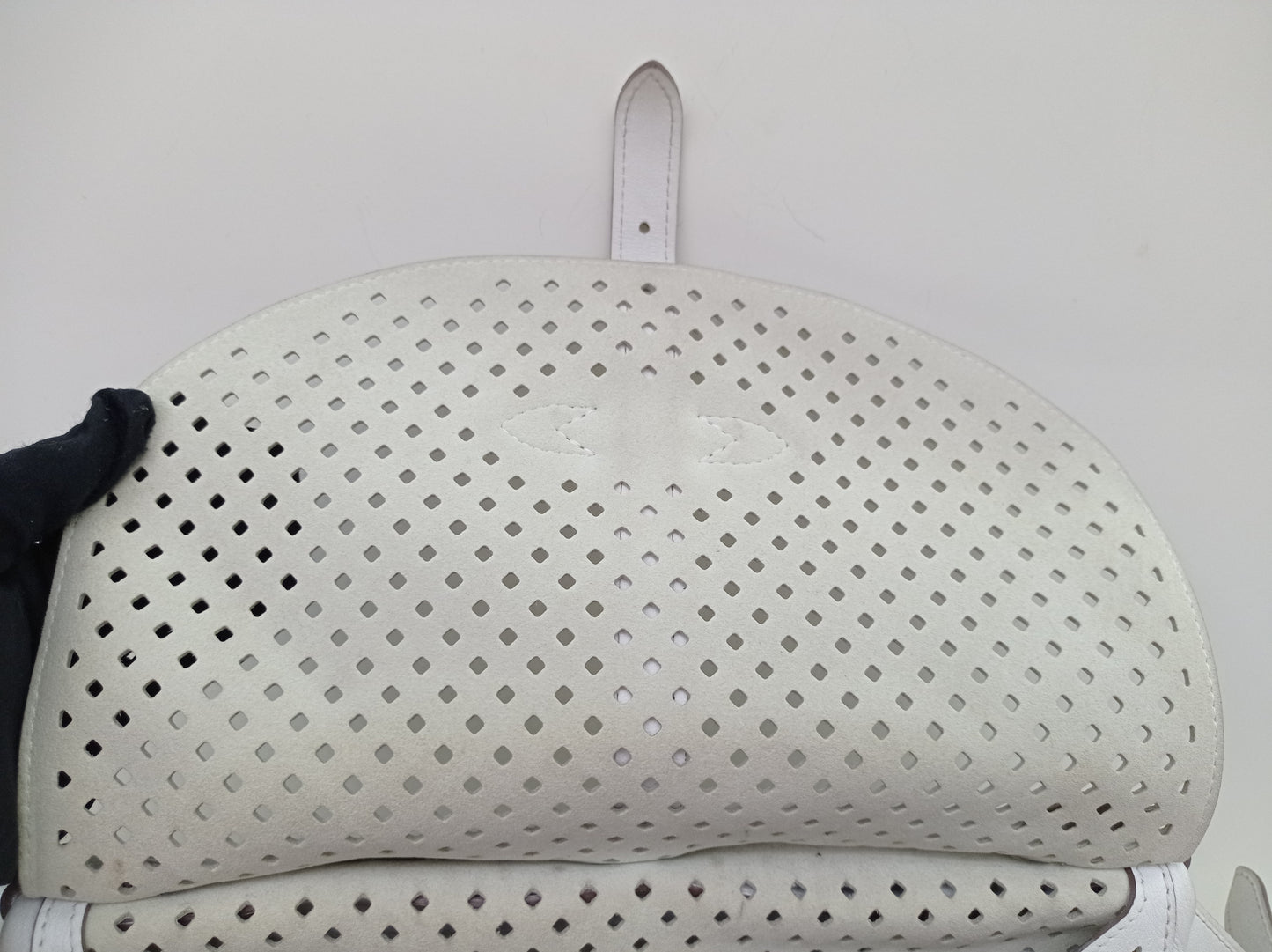 LV Saumur Perforated Limited Edition White Flore