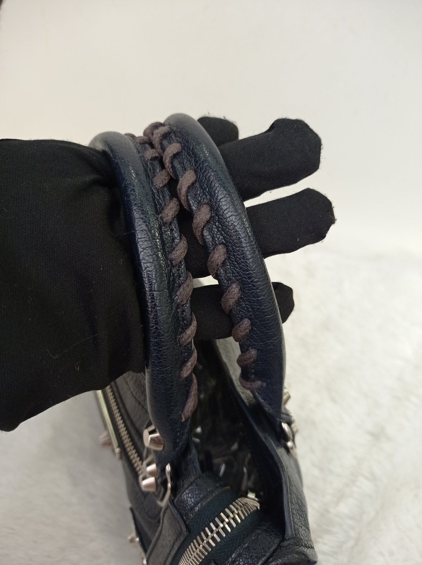 Balenciaga Mini City Edge Navy SHW