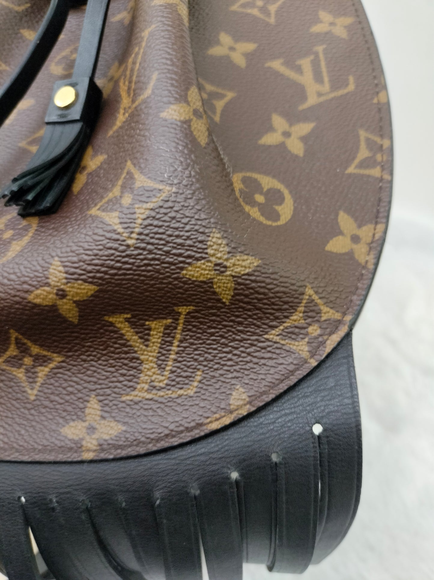 LV Fringed Noe Monogram Noir 2016