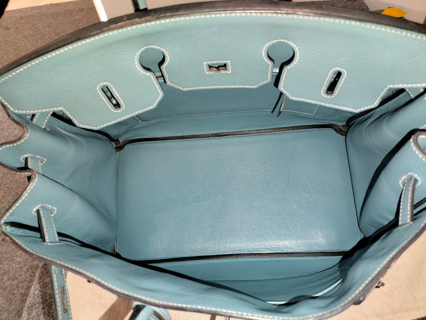 B35 Epsom Blue Jeans PHW #N square