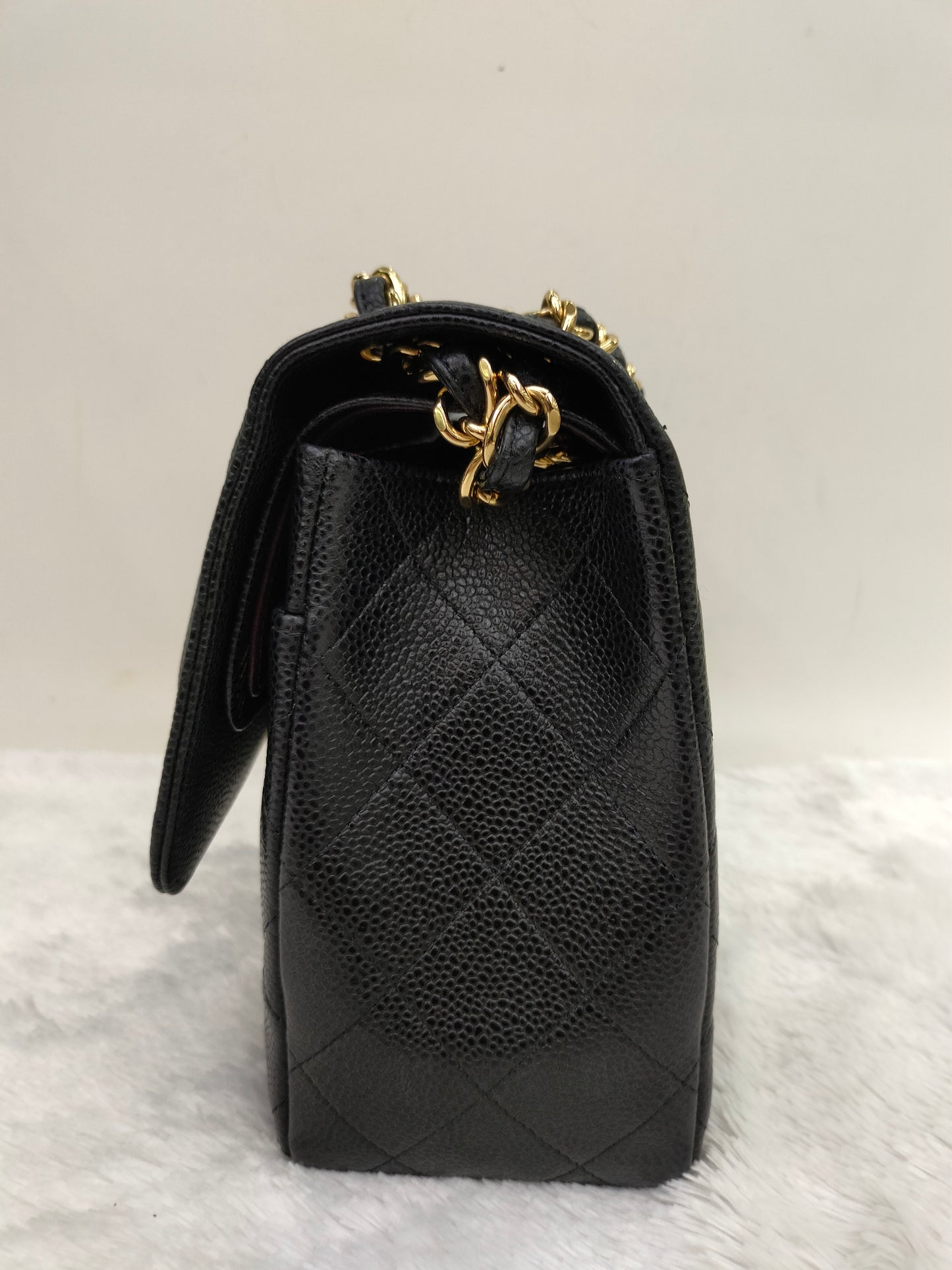 Chanel Jumbo Caviar Black GHW DF #21