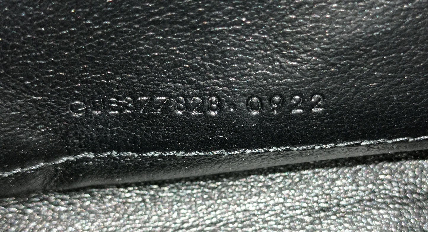 YsL WOC 22 Monogramme Chevron Grained All Black 2022