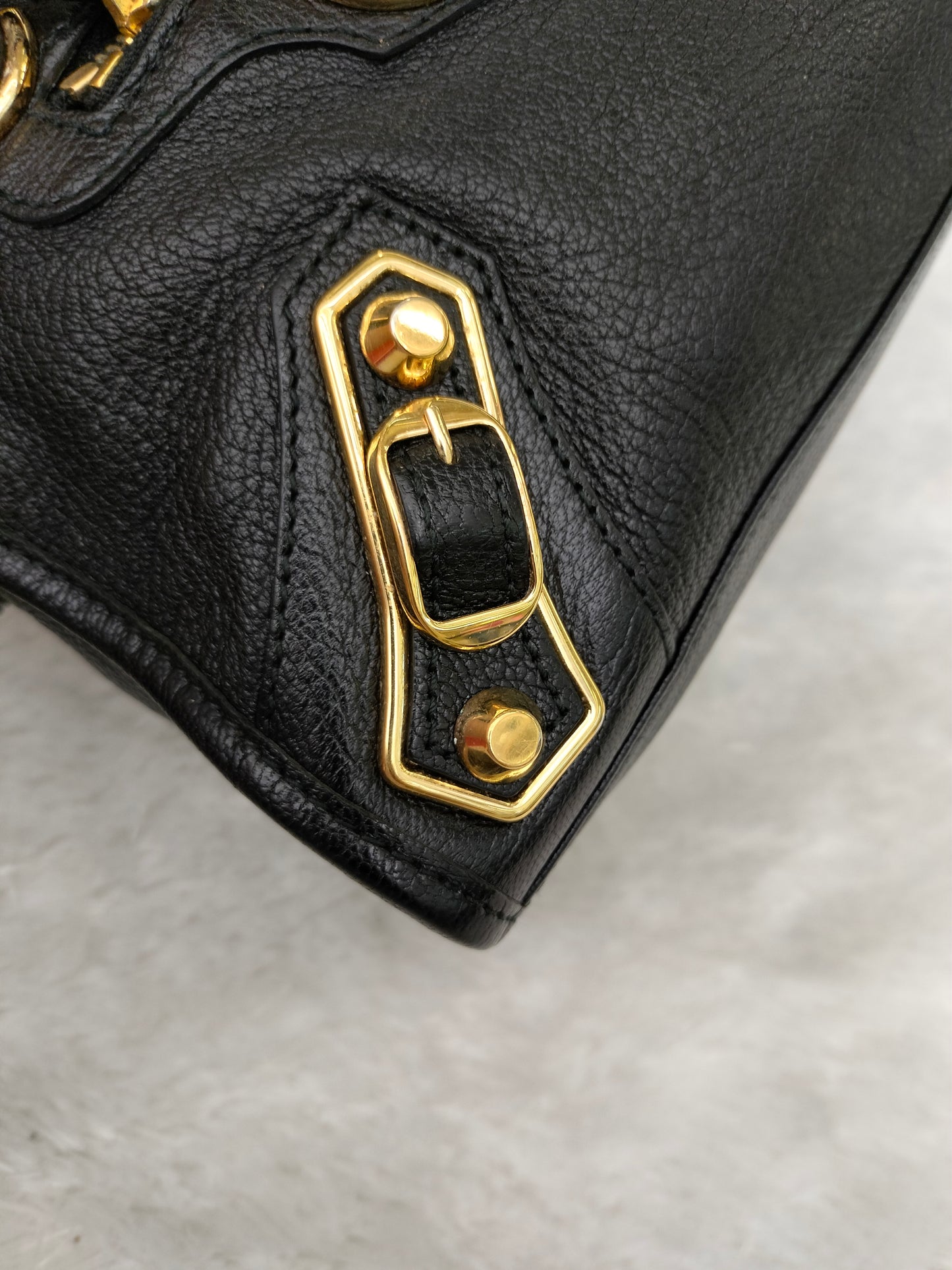 Balenciaga Mini City Edge Black GHW 2015