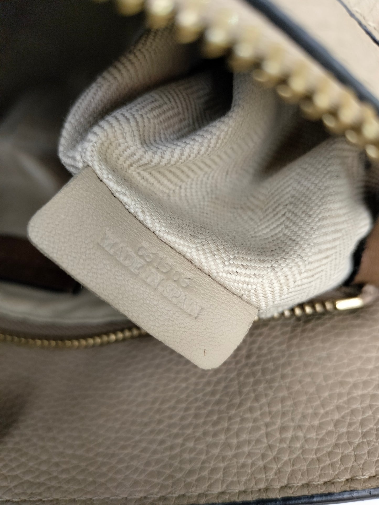 Loewe Puzzle Small Grained Sand Mink GHW 2019