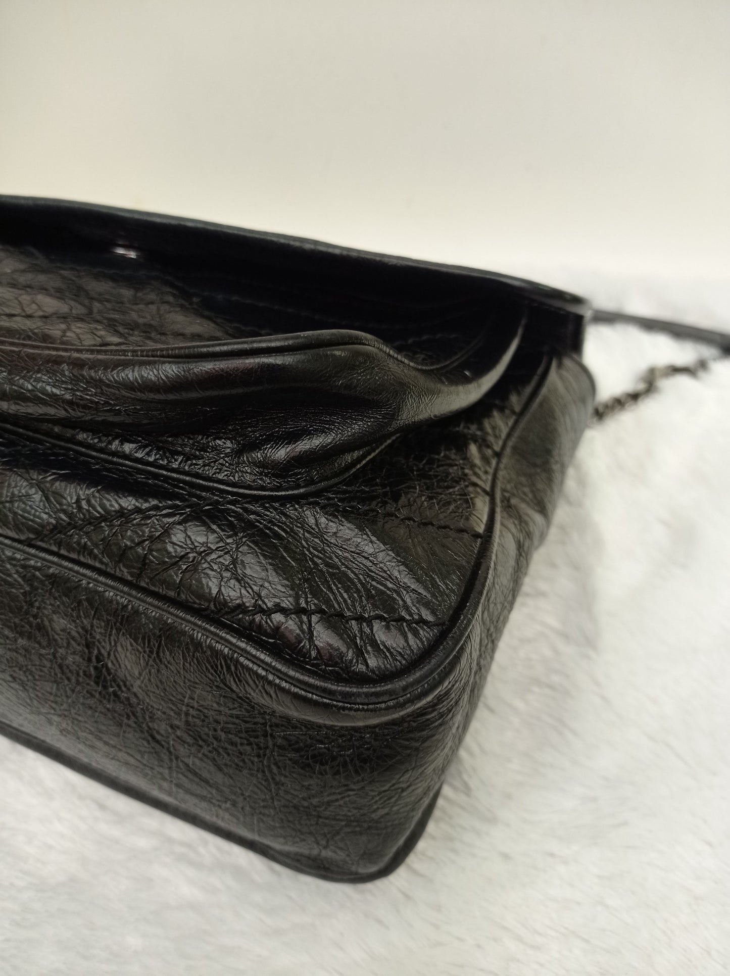 YsL Niki Large Calfskin Black RHW 2018