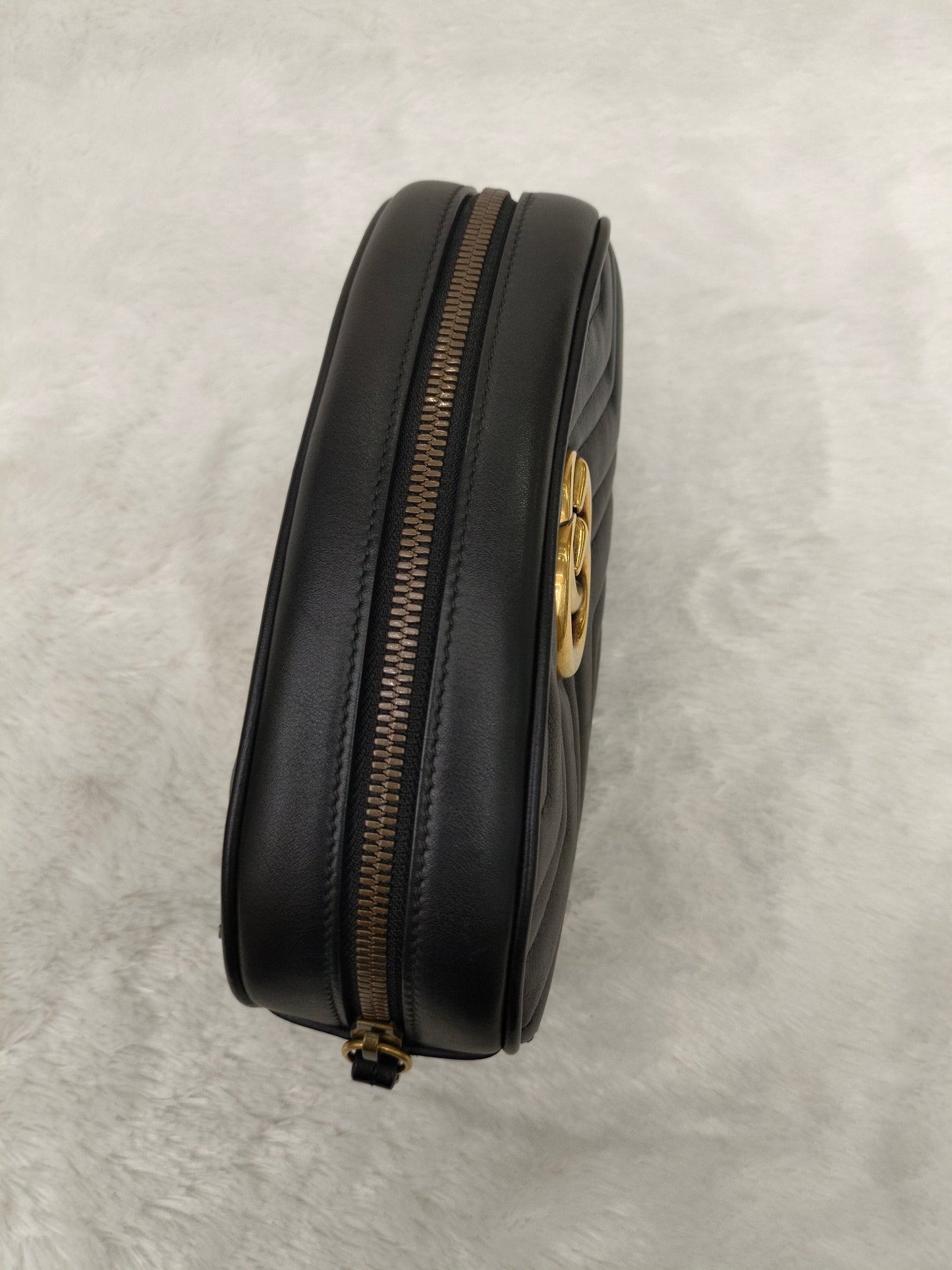 Gucci Marmont Belt Bag Black GHW