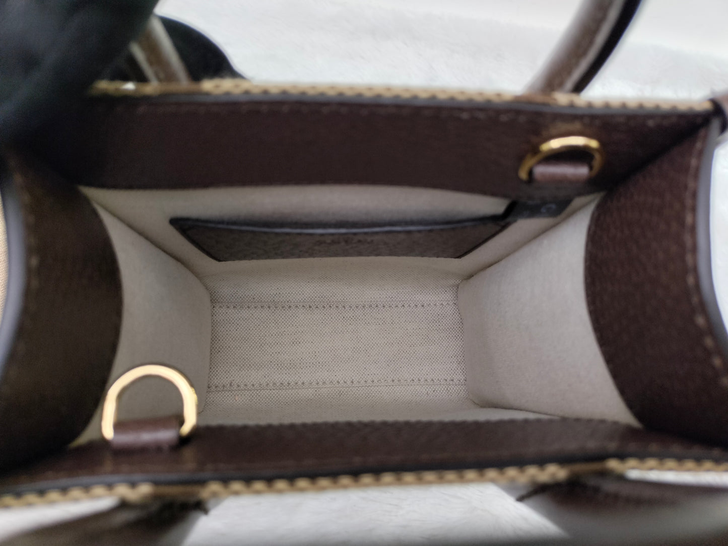Gucci Vertical Mini Tote Brown GHW