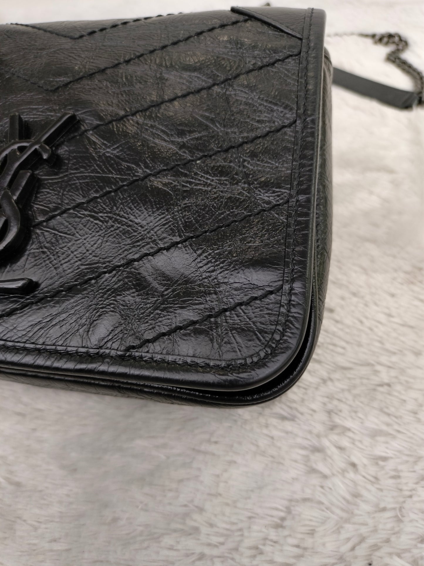 YsL Niki WOC Calfskin Black RHW 2019