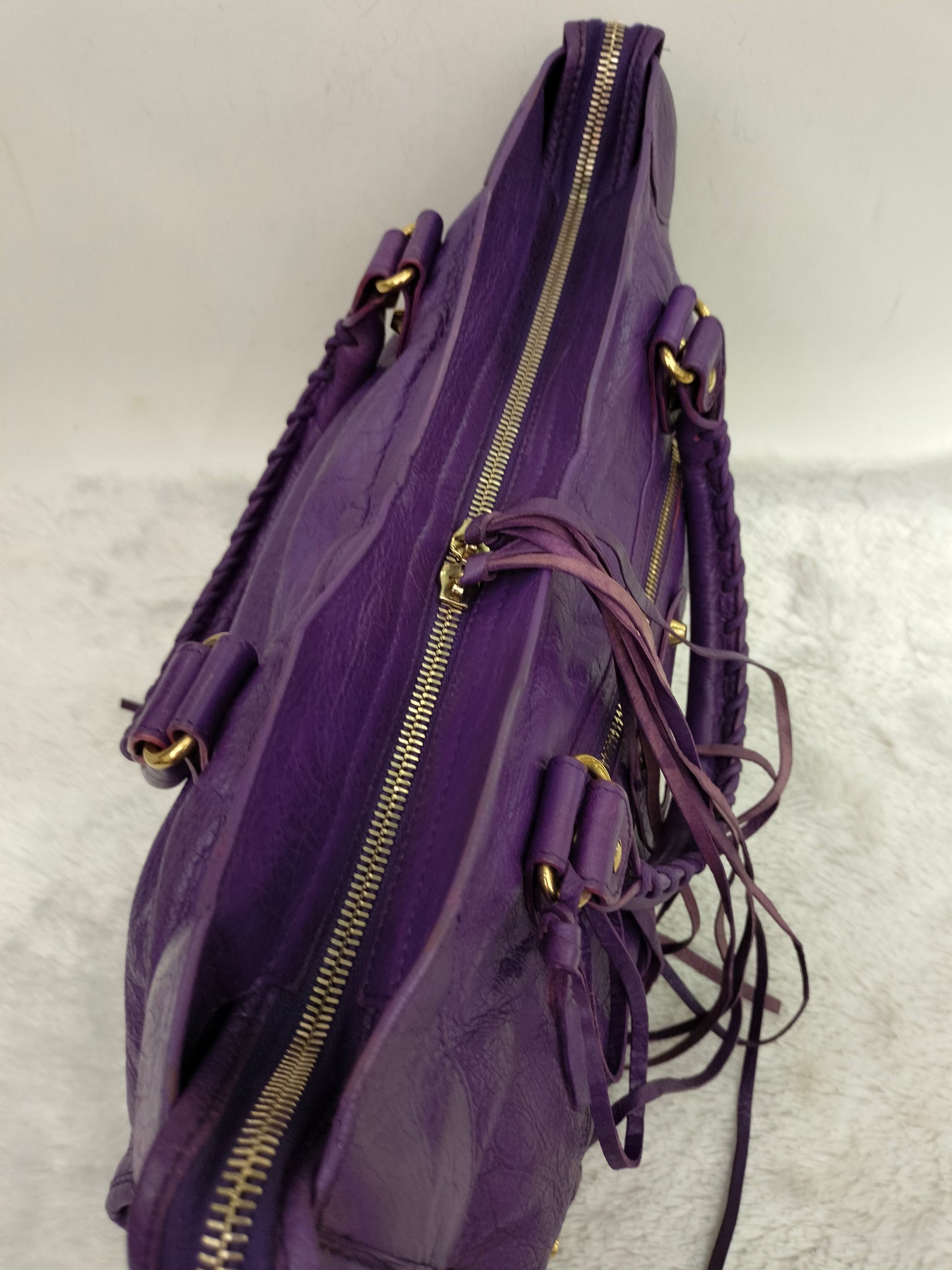 Balenciaga City Reguler Purple GHW 2012