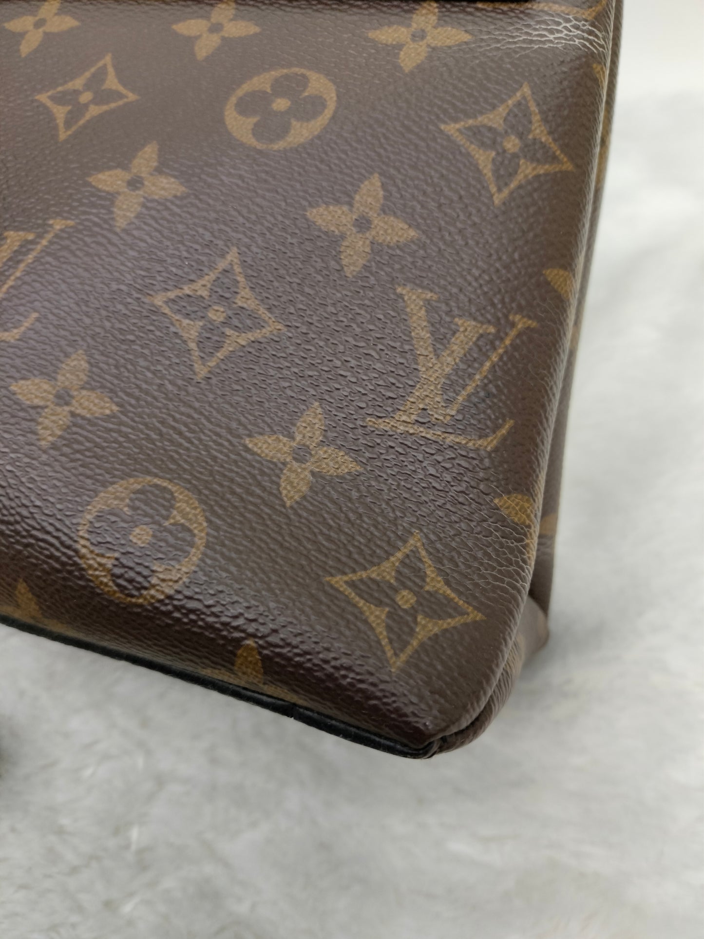 LV One Handle Flap Bag MM Monogram Noir 2016