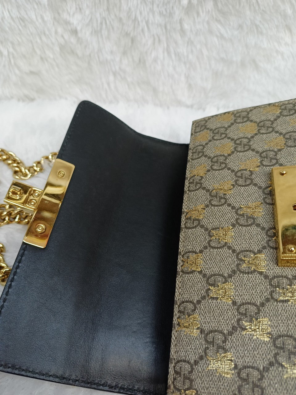 Gucci Padlock Small Bee GHW 2021