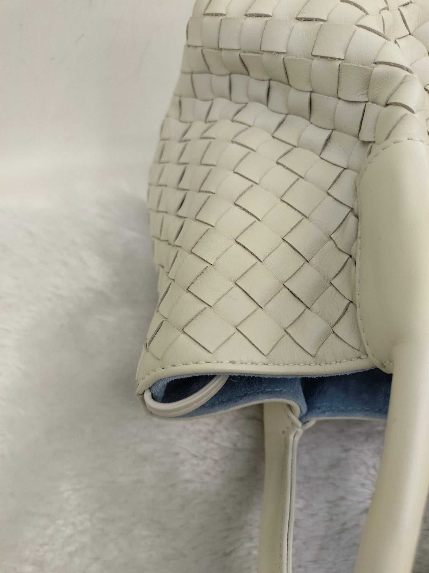 *NEW* Bottega Veneta Small Pinacoteca Tote Sea Salt Ice GHW
