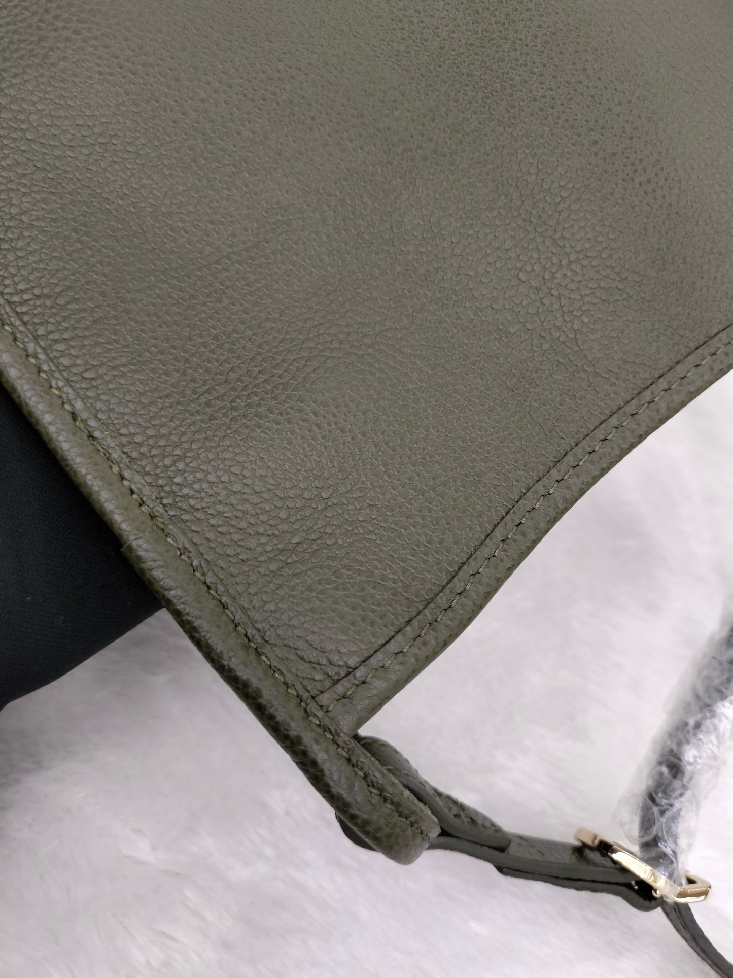 Longchamp Le Foulonne Crossbody Khaki GHW