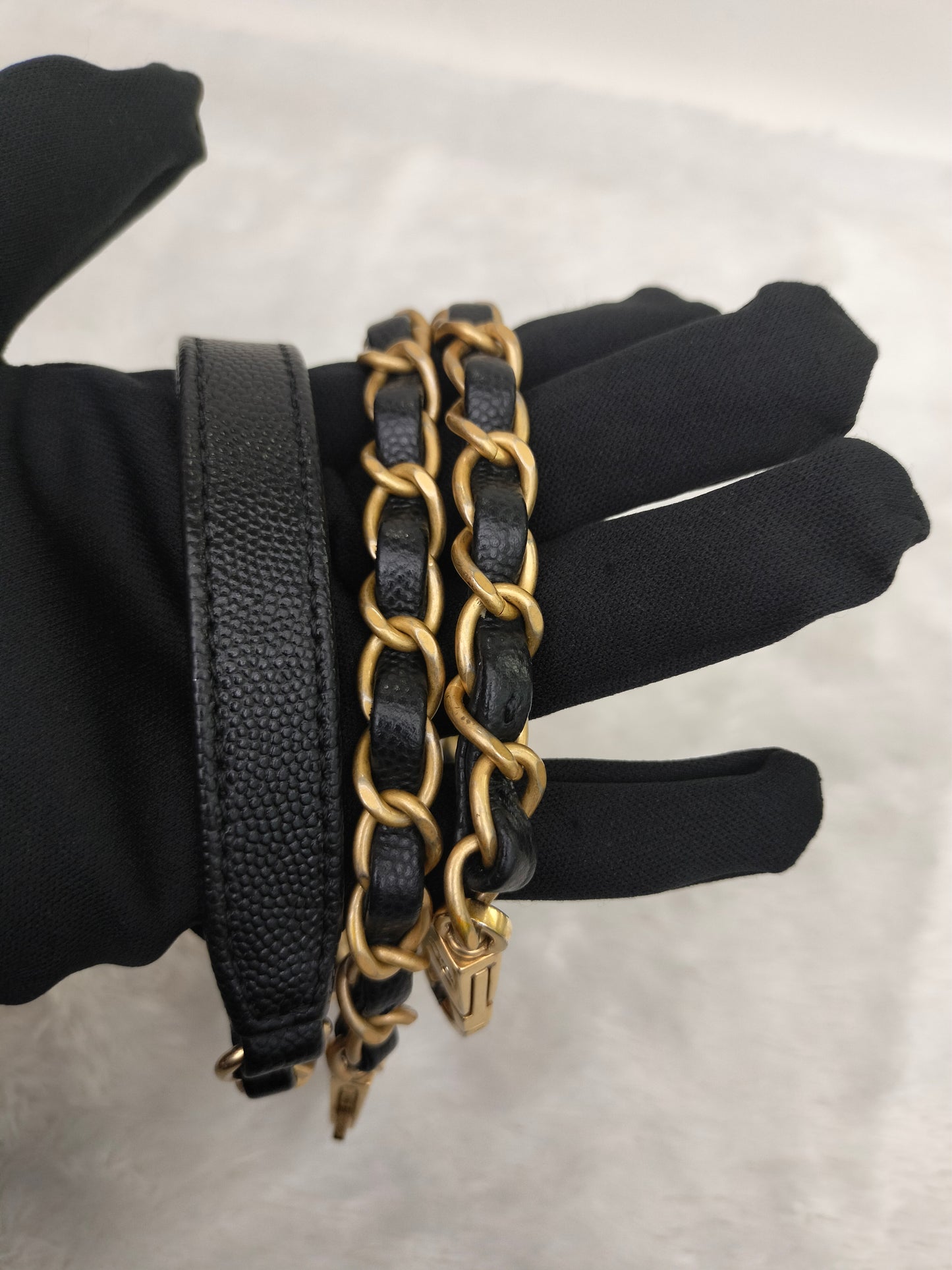Chanel Coco Handle Medium Caviar Black GHW #25