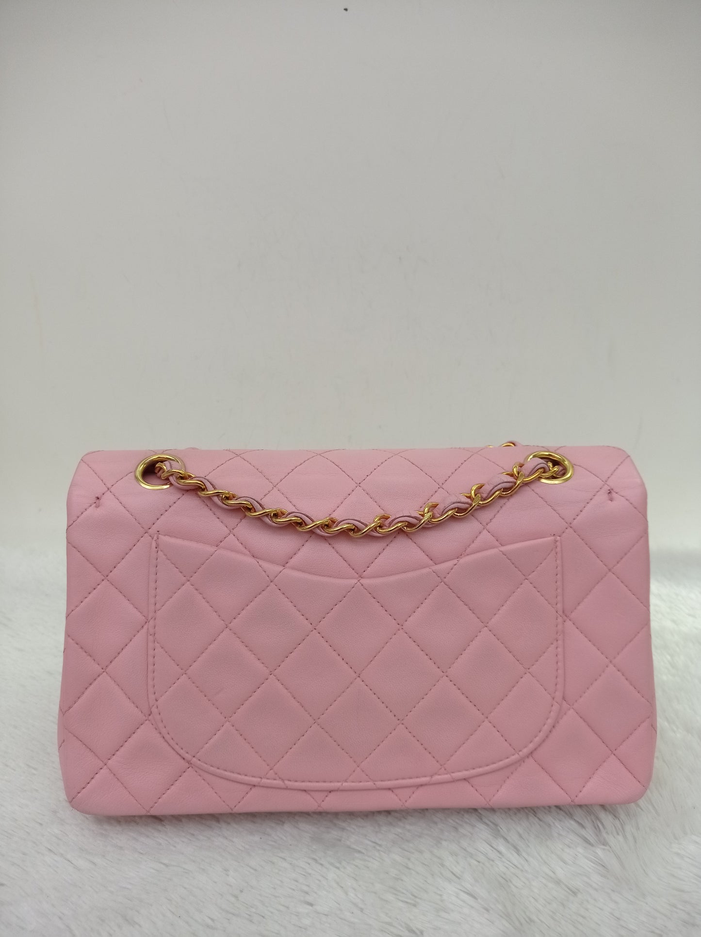 Chanel Small Lamb Pink Vintage GHW DF #4