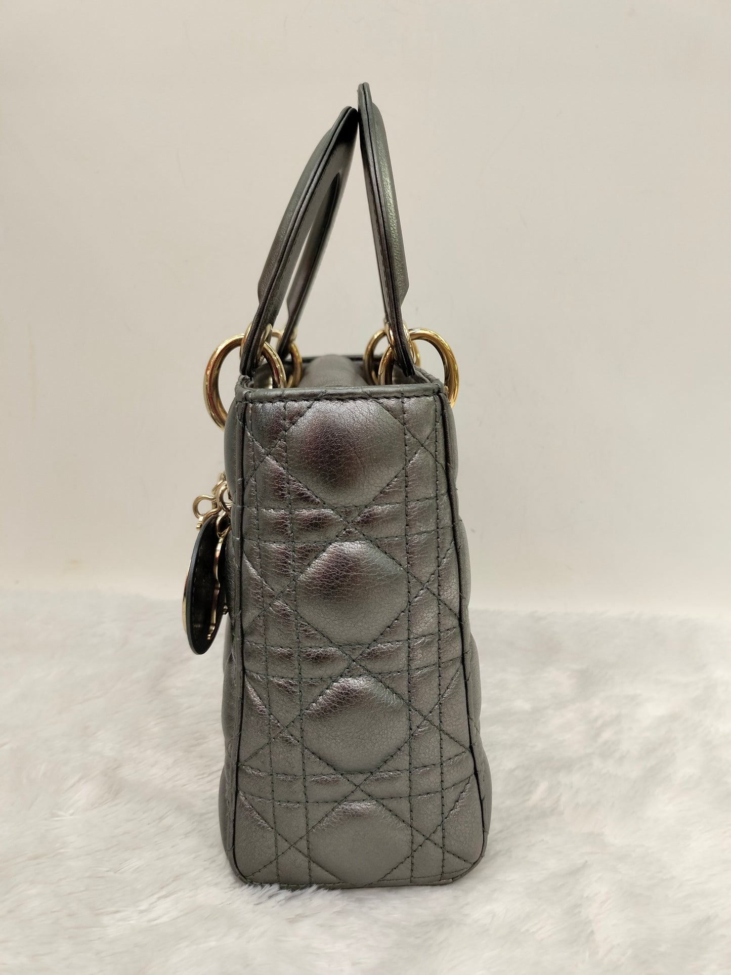 Lady Dior Small Gun Metal GHW 2019
