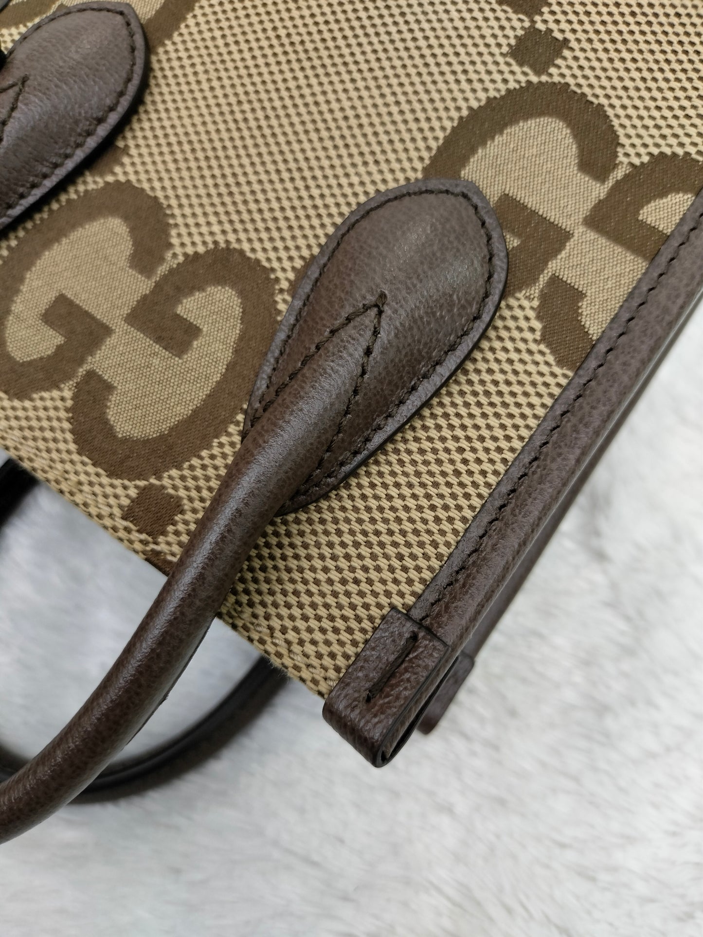 Gucci Vertical Mini Tote Brown GHW