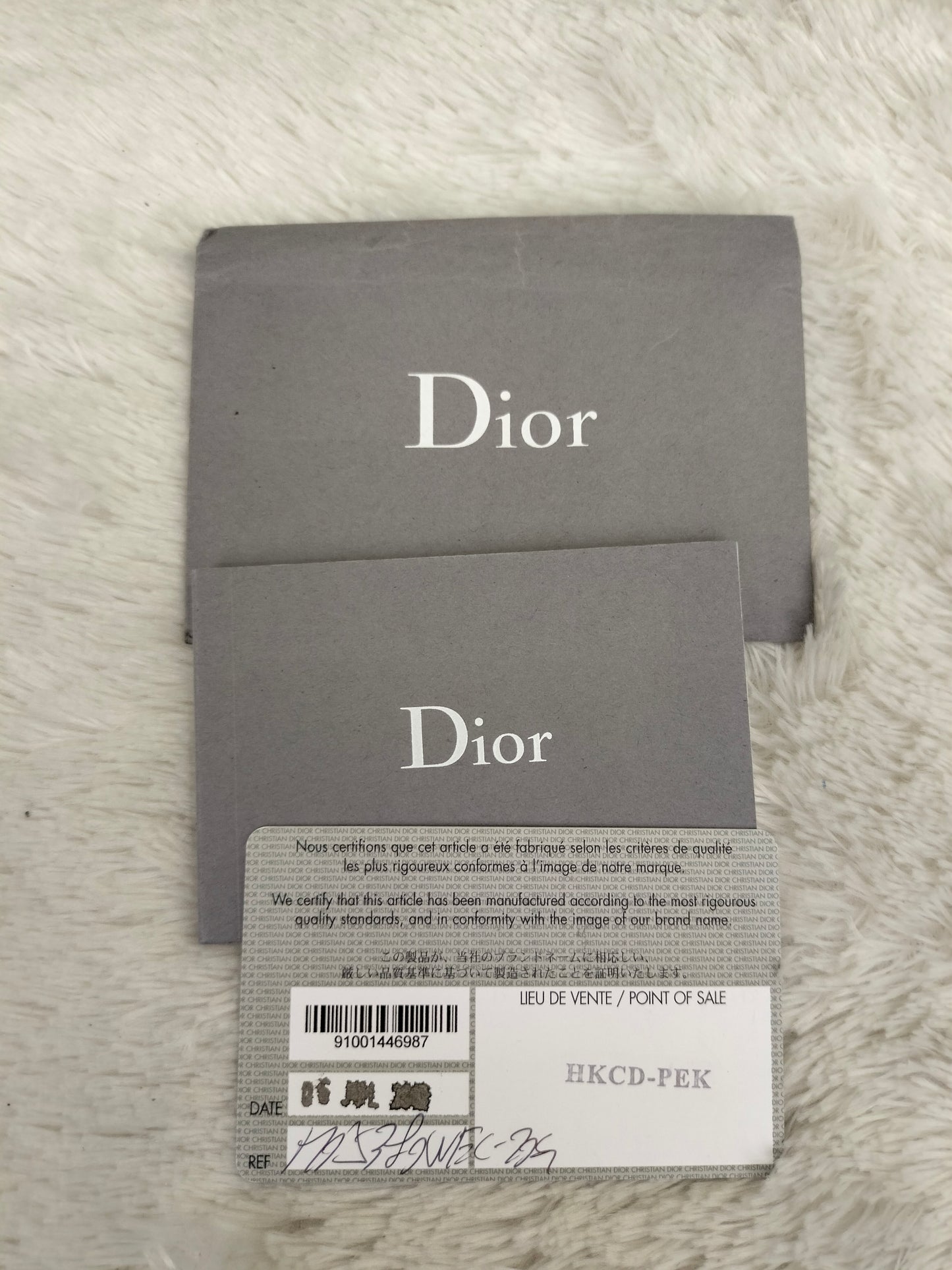 Dior Montaigne East West Grained Navy Blue GHW 2019