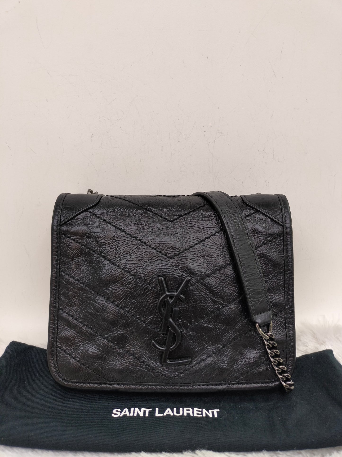 YsL Niki WOC Calfskin Black RHW 2019