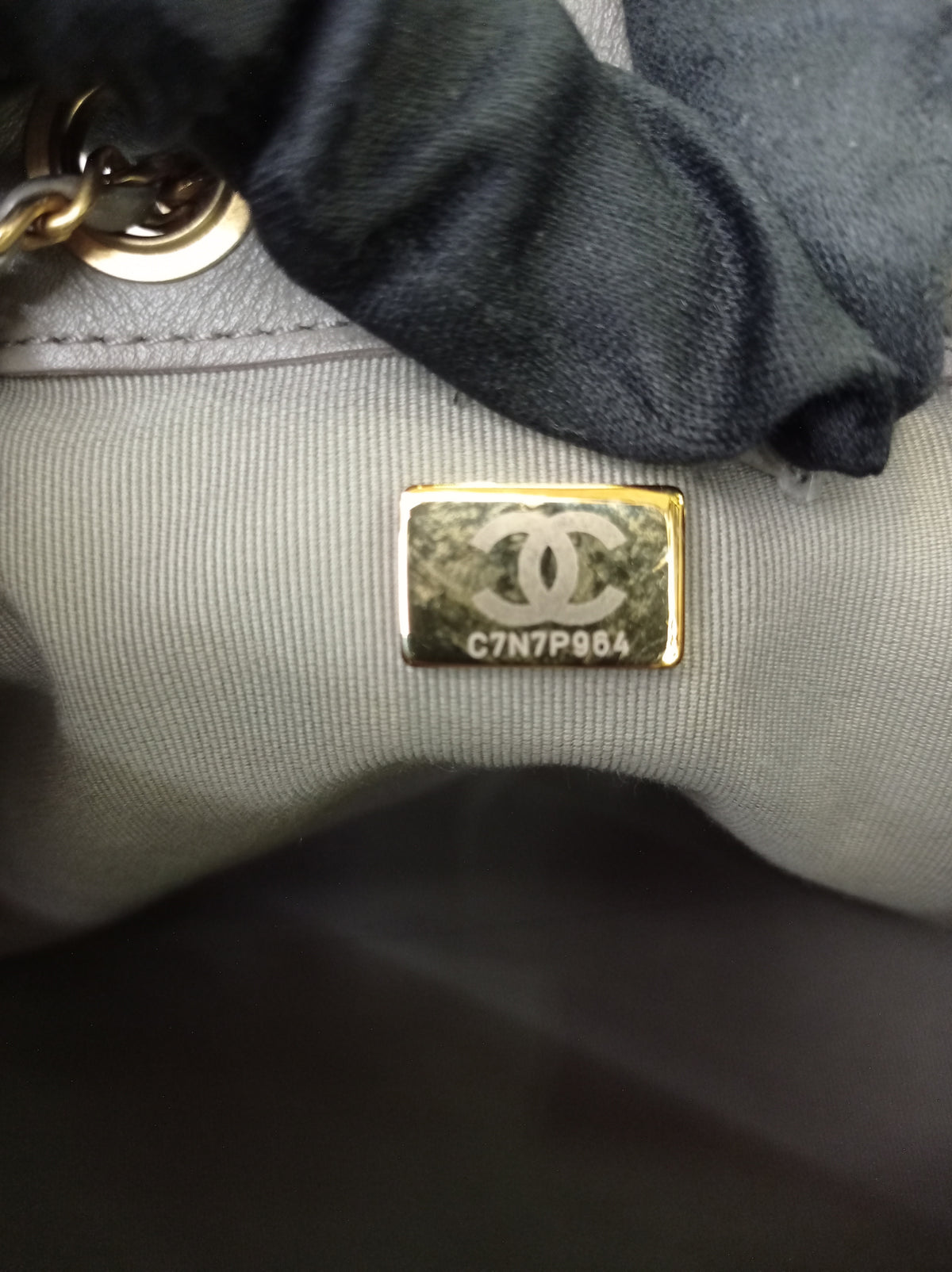 Chanel C25 Small Suede Grey GHW 2025 (CHIP)