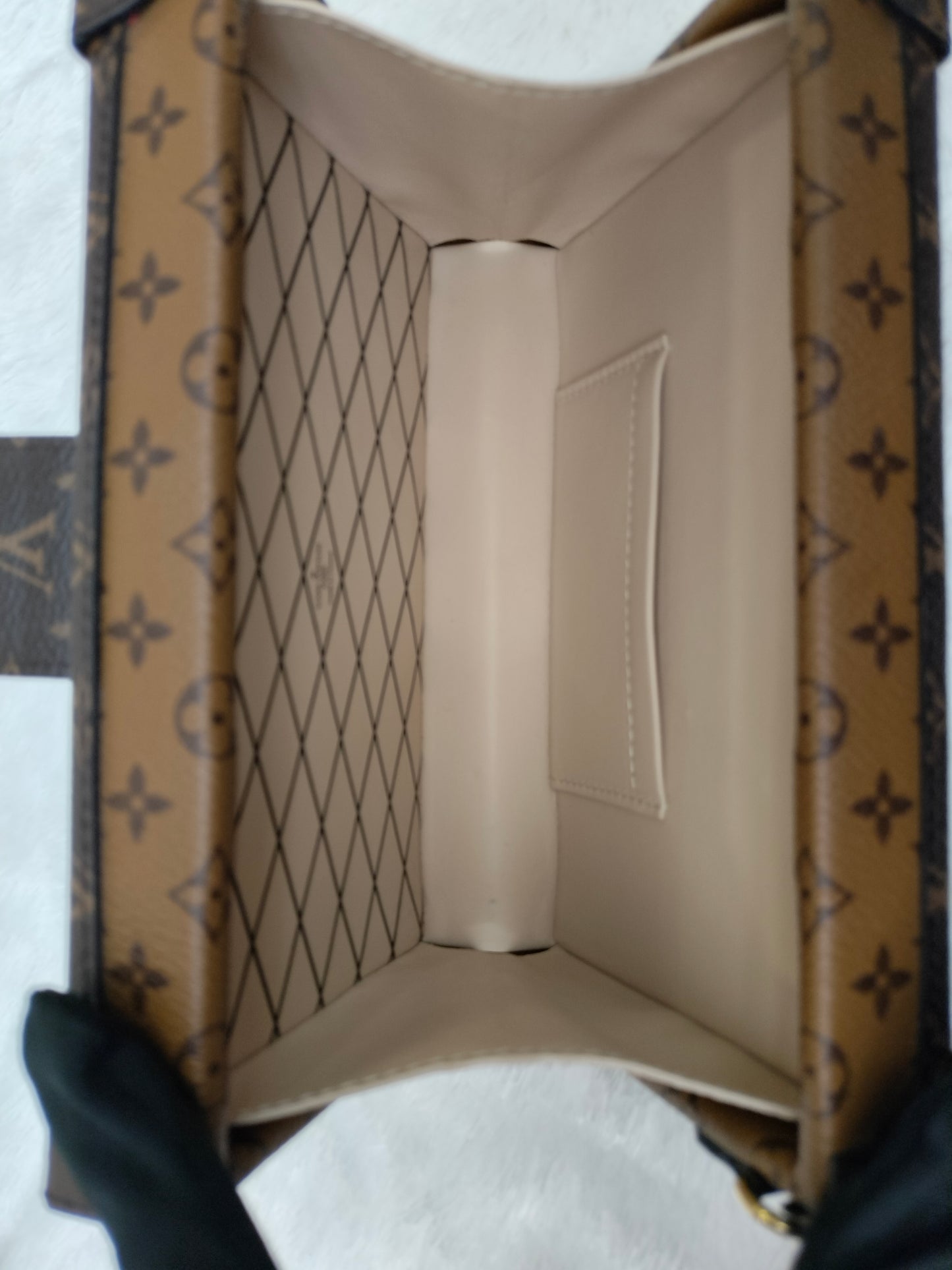 LV Petite Malle Trunk Monogram Reverse 2017
