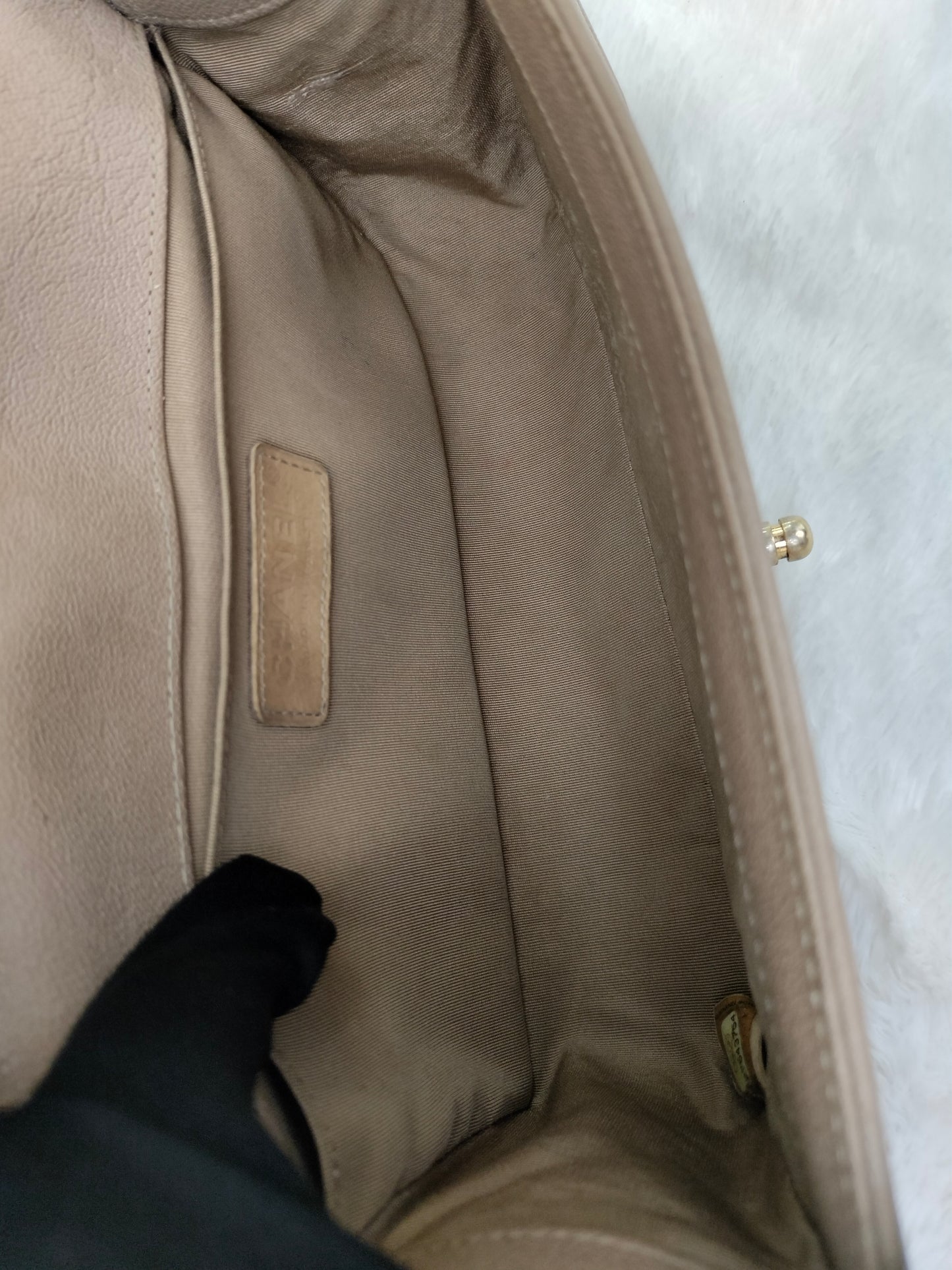 Chanel Boy 25 Caviar Caramel GHW #27