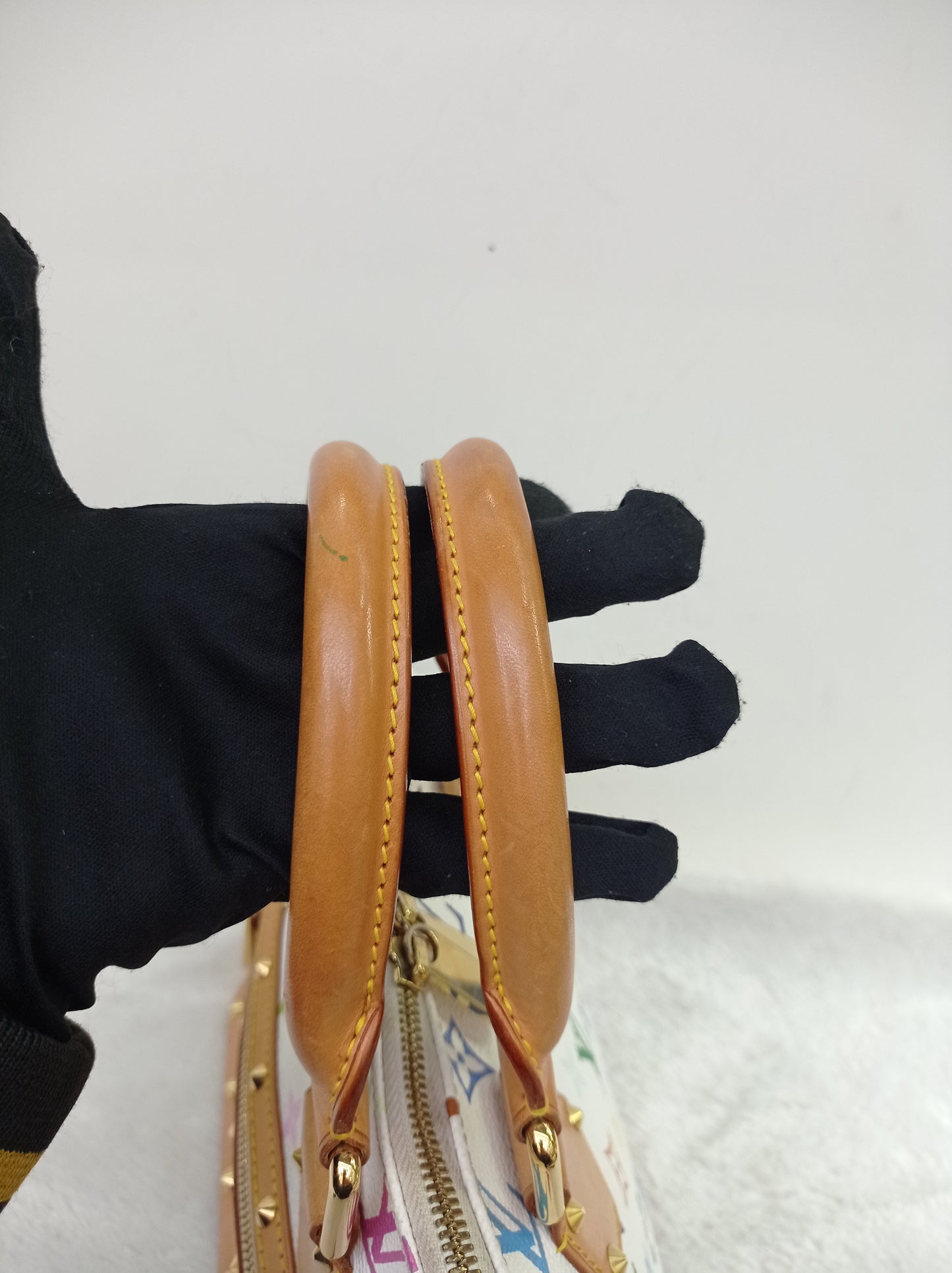 LV Alma PM Multicolour White