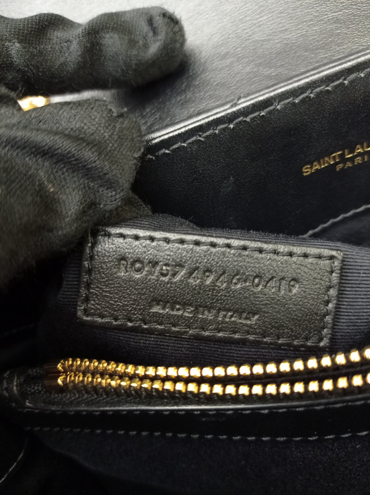 YsL Lou Lou Medium Lamb Black GHW 2019