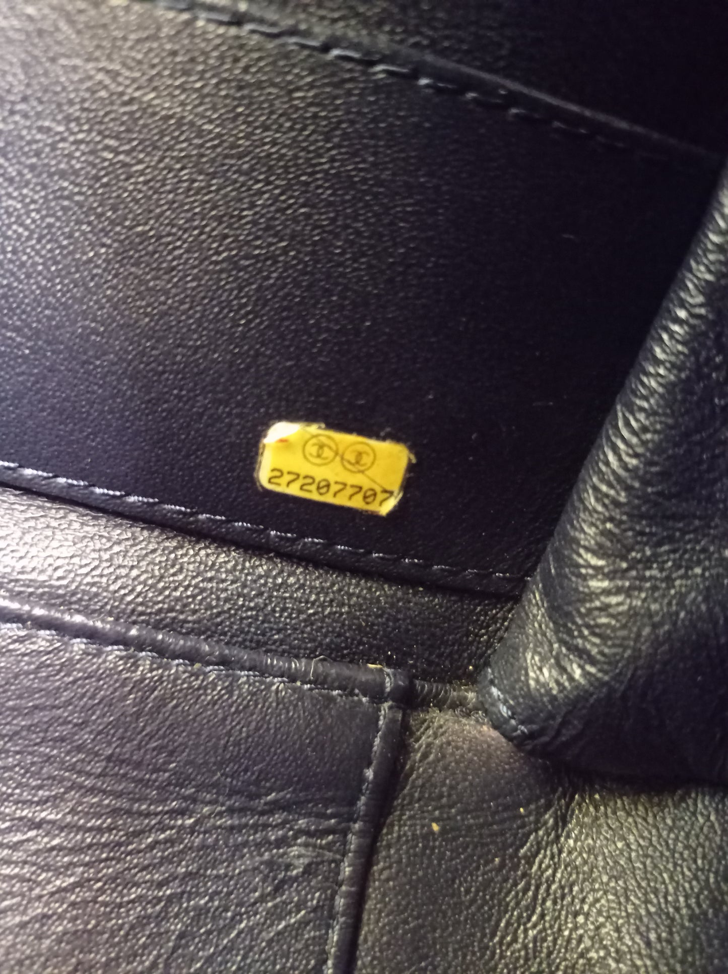 Chanel Filigree Vanity Case Large Caviar Navy GHW #27