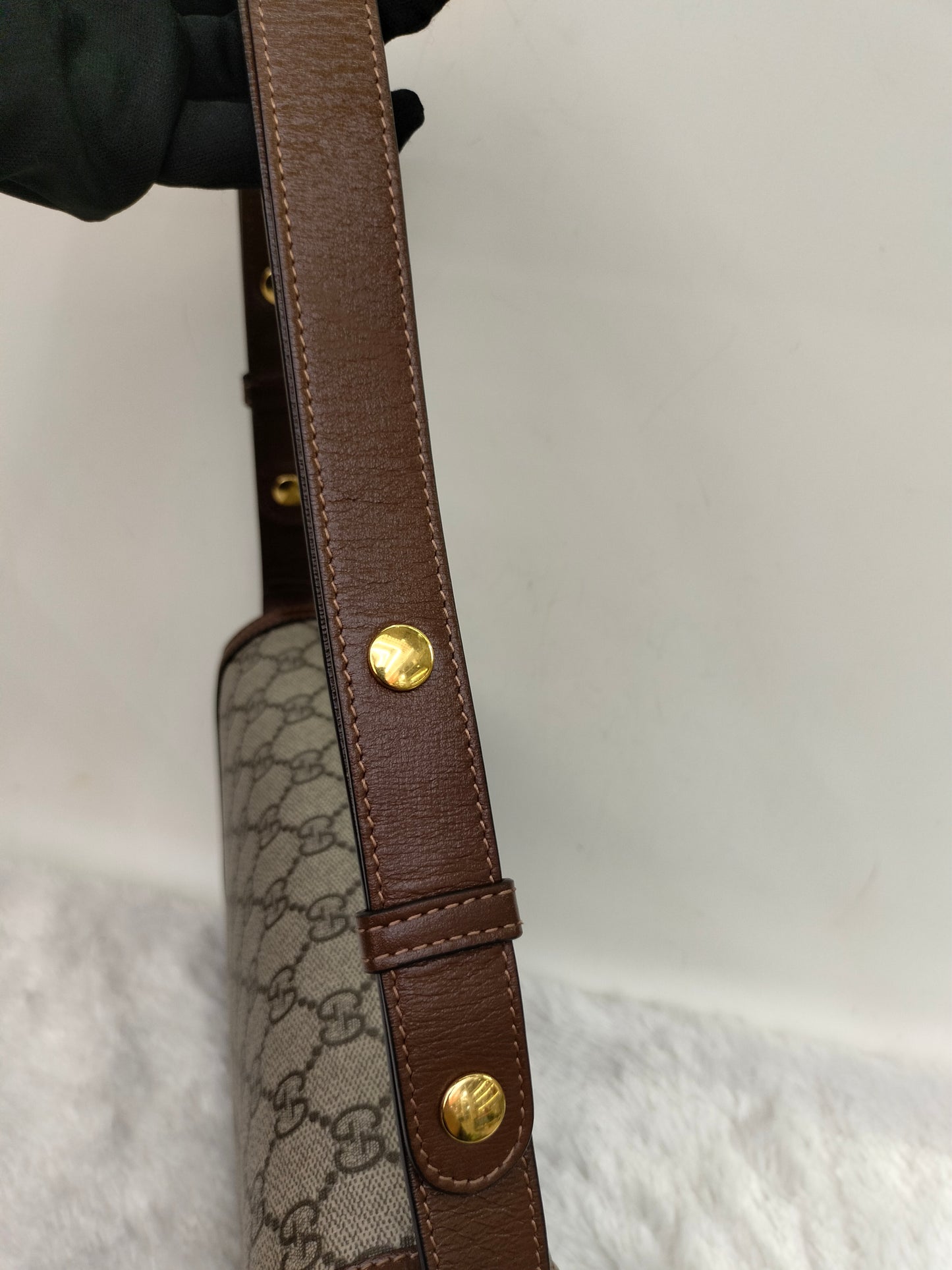 Gucci Horsebit 1955 Shoulder Medium Brown GHW