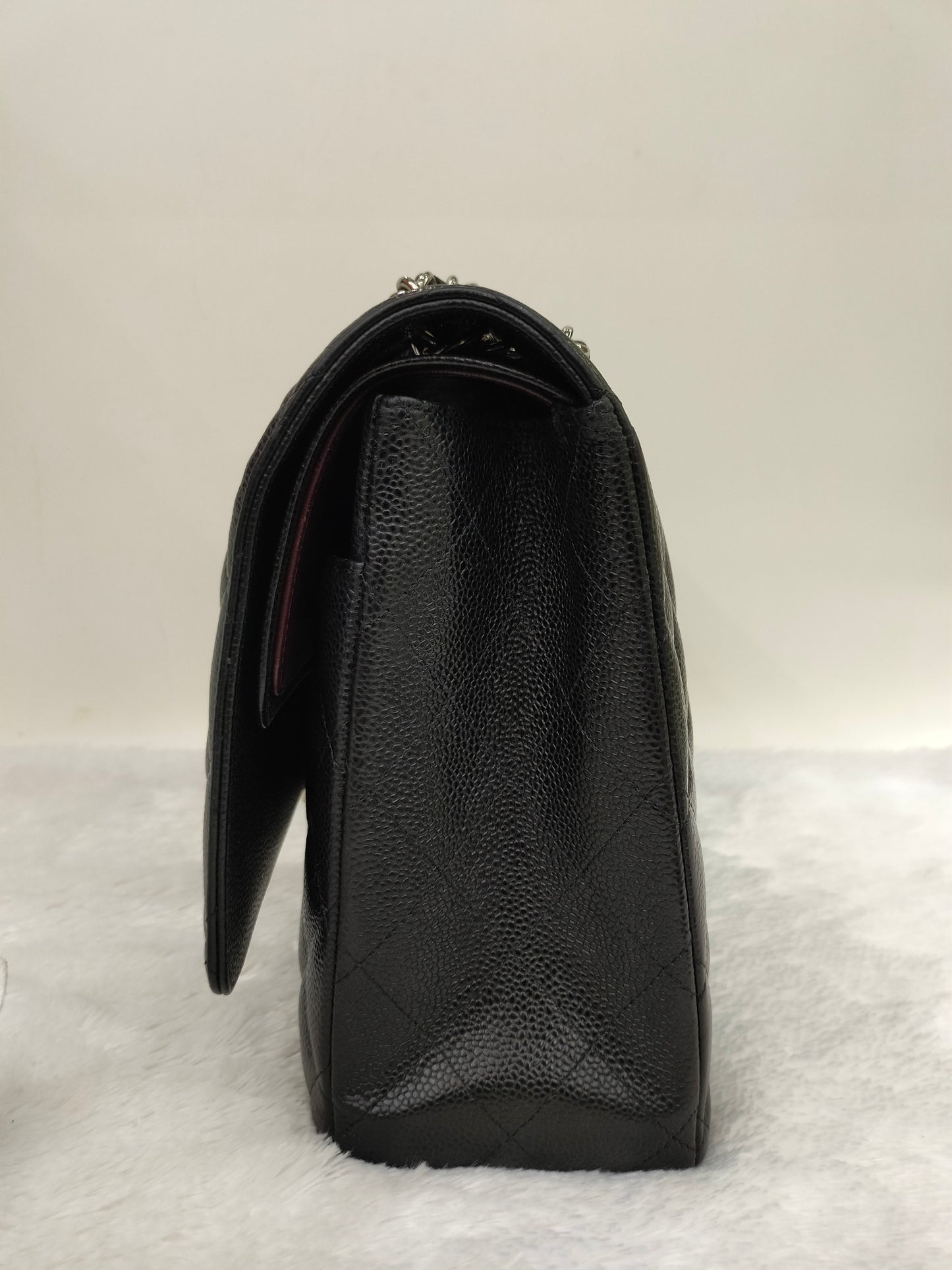 Chanel Maxi Caviar Black SHW DF #23