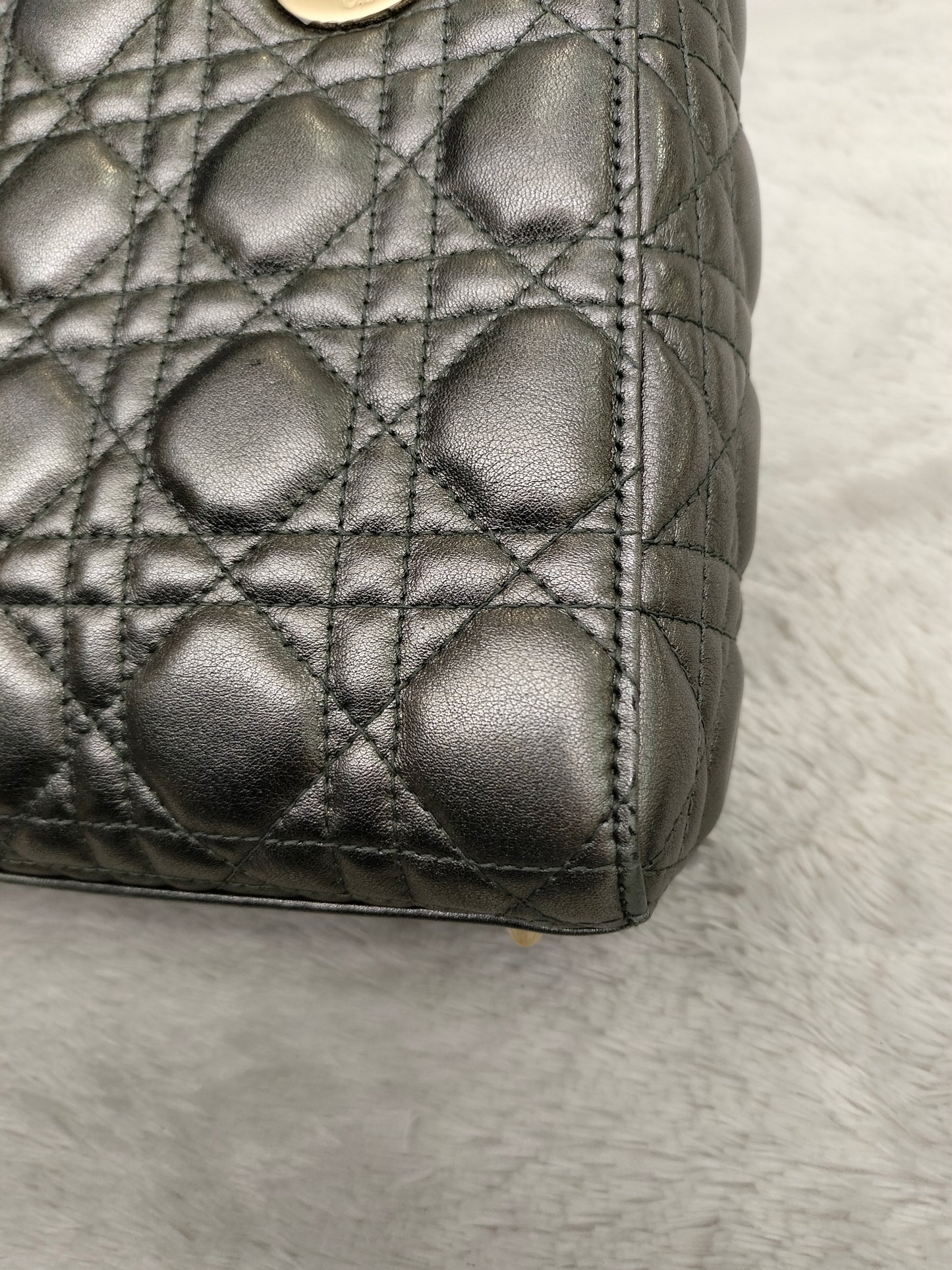 Lady Dior Small Gun Metal GHW 2019