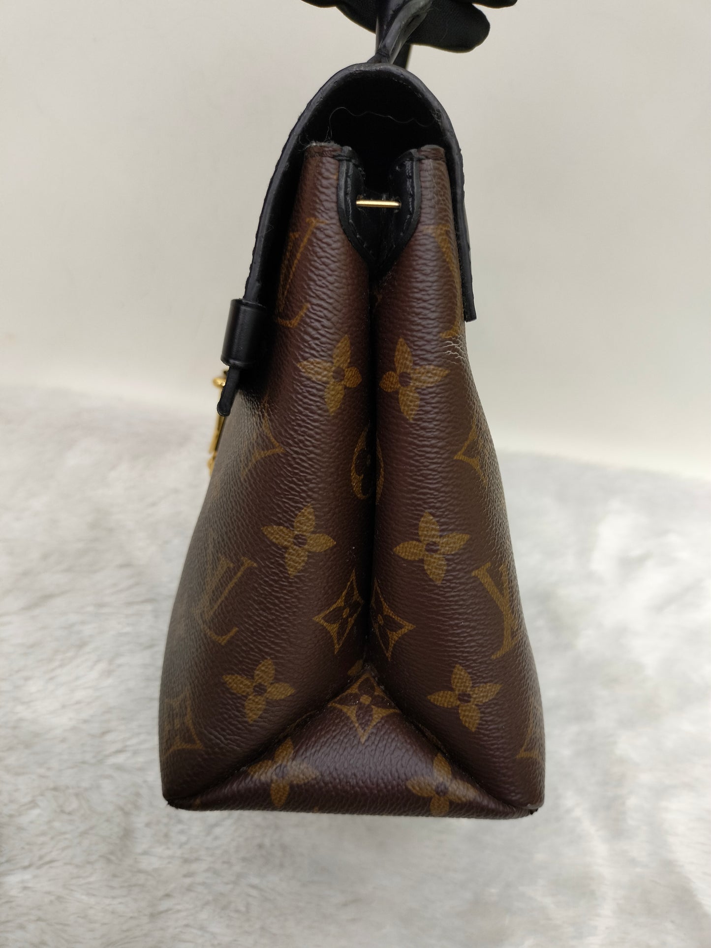LV One Handle Flap Bag MM Monogram Noir 2016