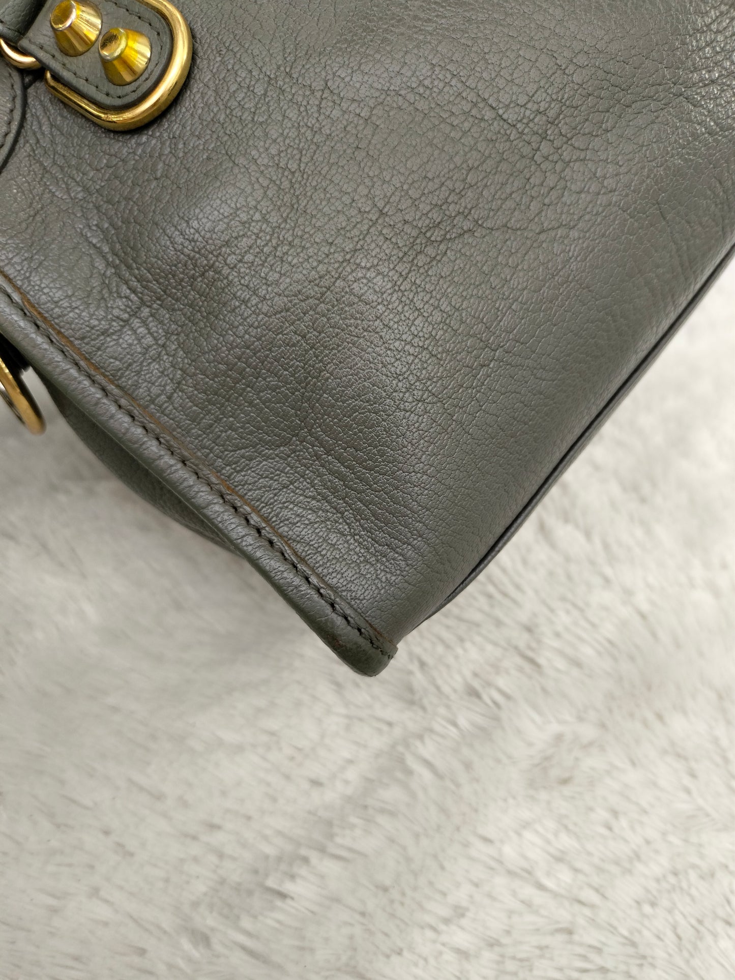 Balenciaga Mini City Edge Grey GHW