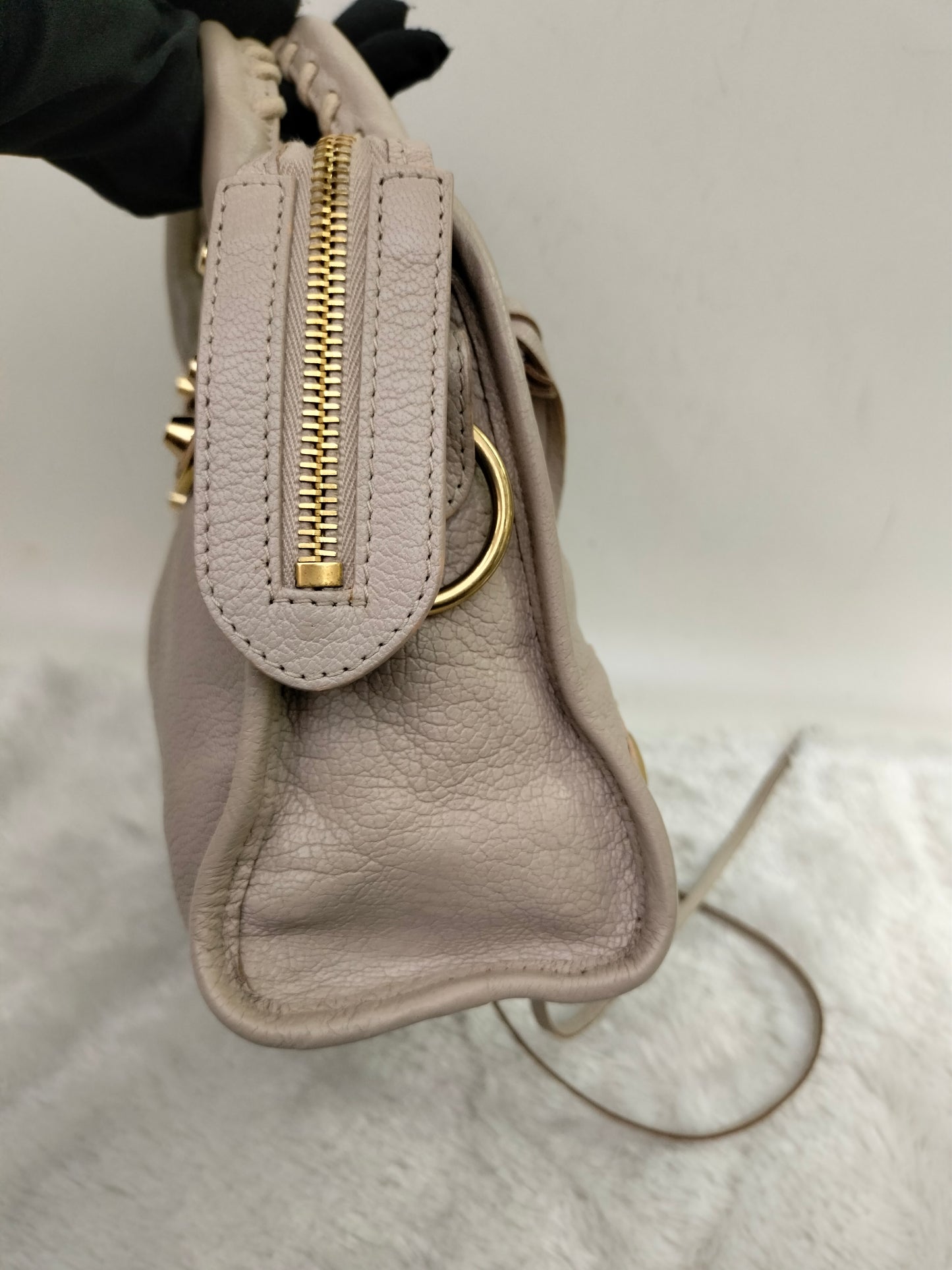 Balenciaga Mini City Edge Pink Beige GHW