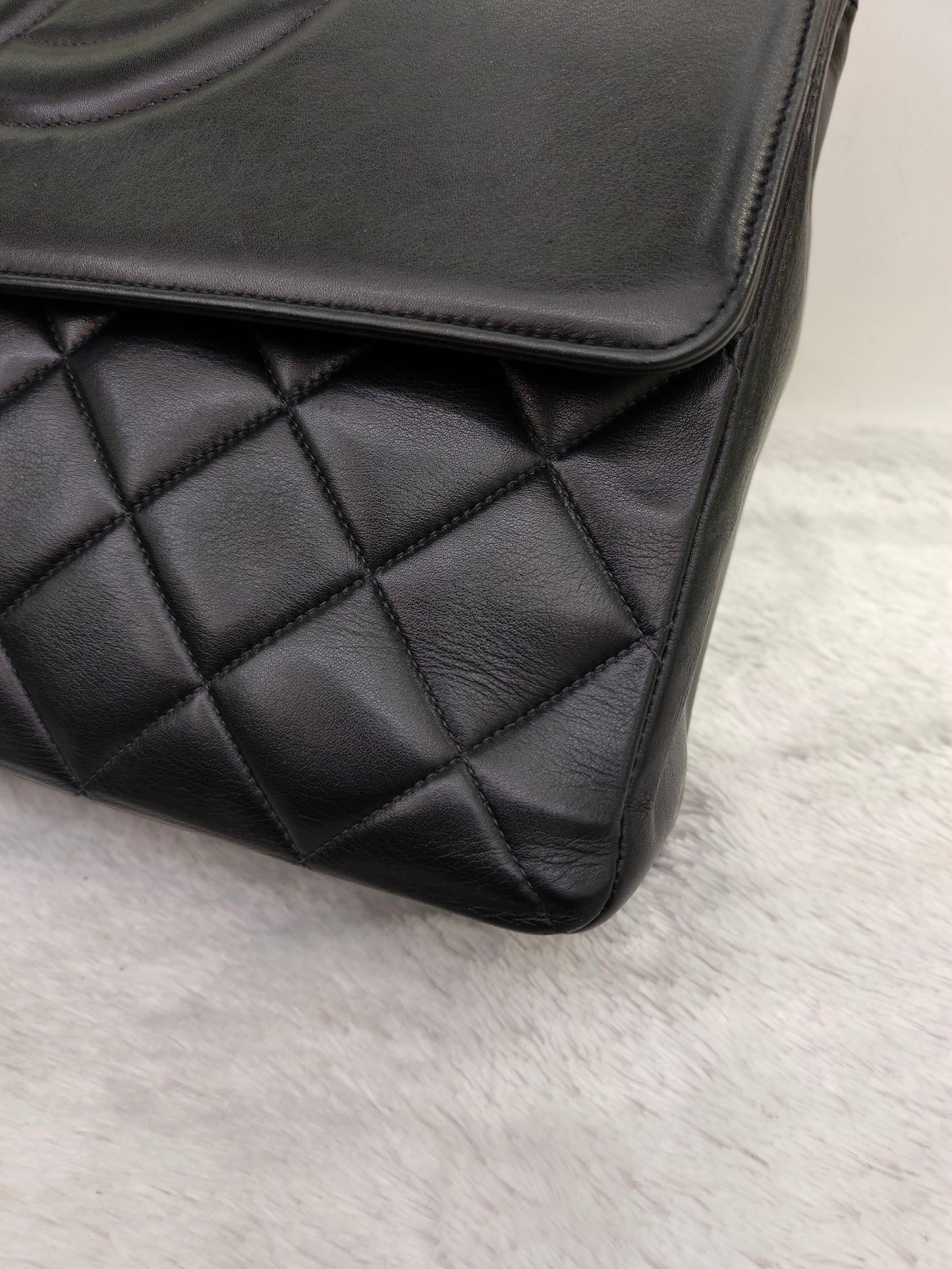Chanel Maxi Lamb Vintage Black GHW SF #2