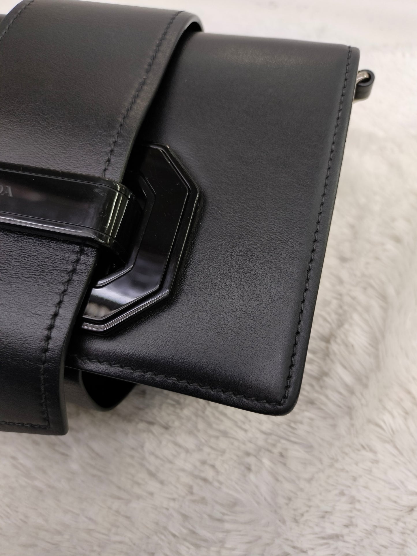 Prada City Calf Nero SHW 2017