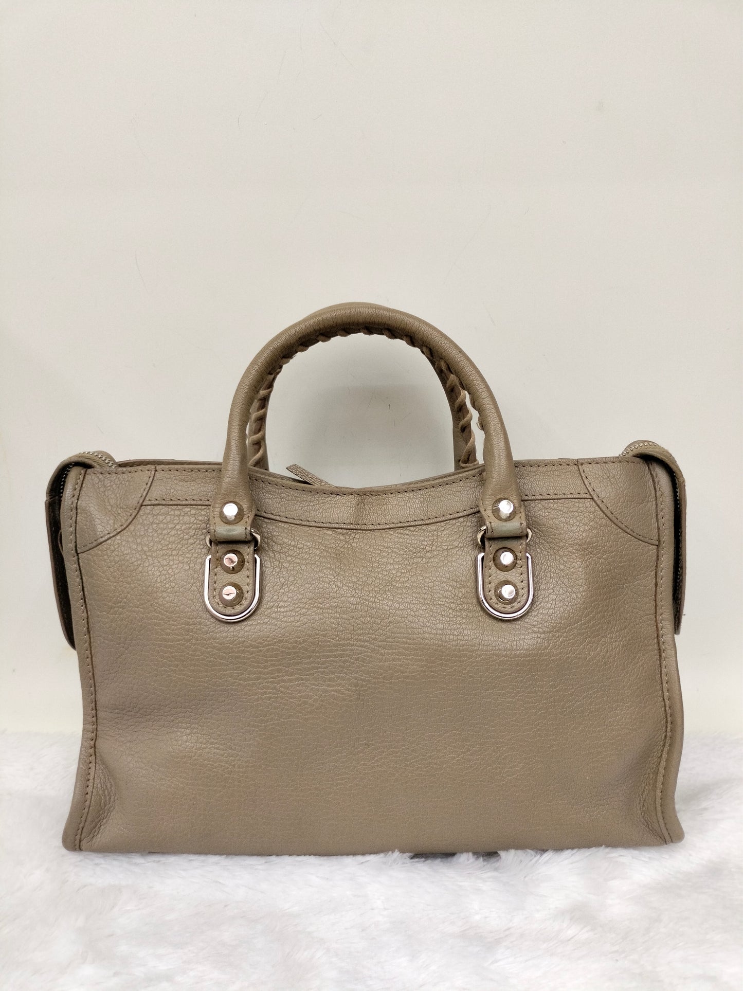 Balenciaga Small City Edge Taupe SHW 2017