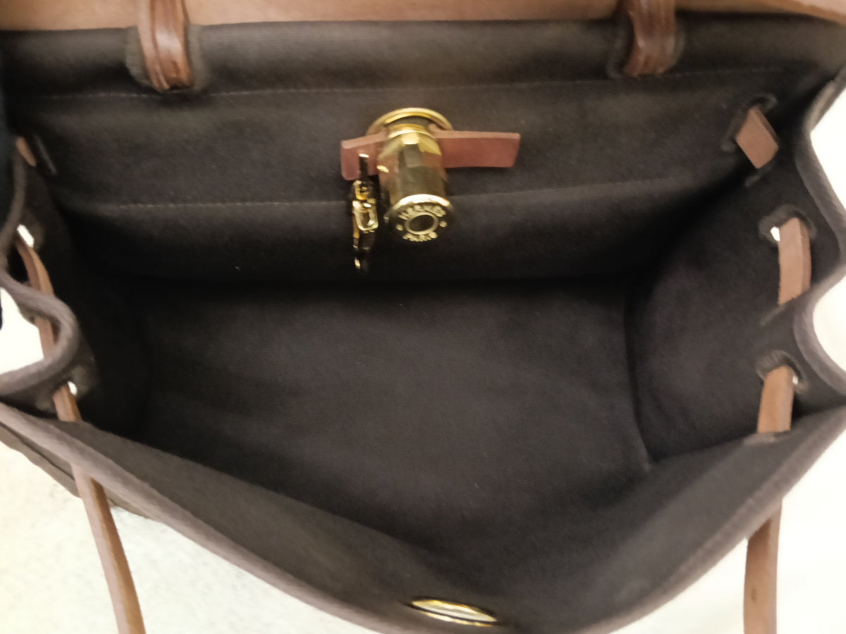 HB31 Canvas Brown GHW #G square