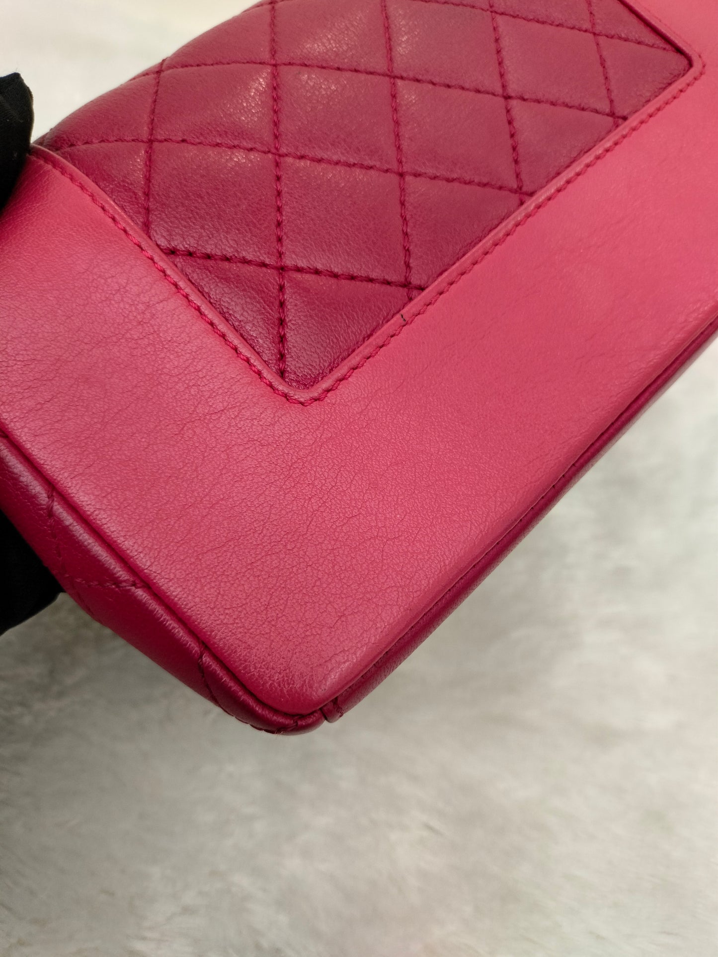 Chanel Mademoiselle Flap Calfskin Dark Pink/Pink GHW #23